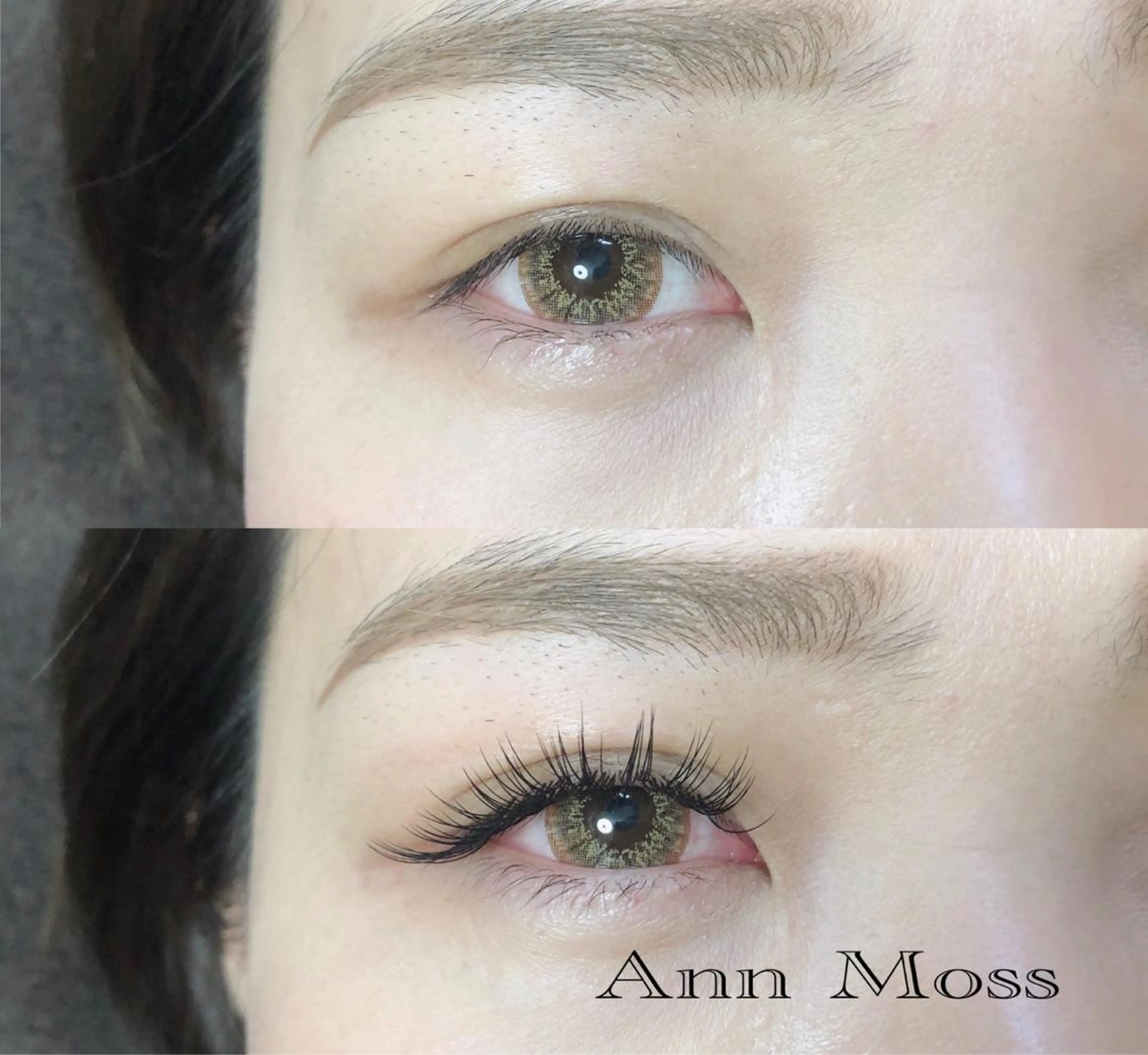 マツエク・マツパ 目尻長め 無料モデル募集中 Ann Mossのマツエク・マツパデザイン