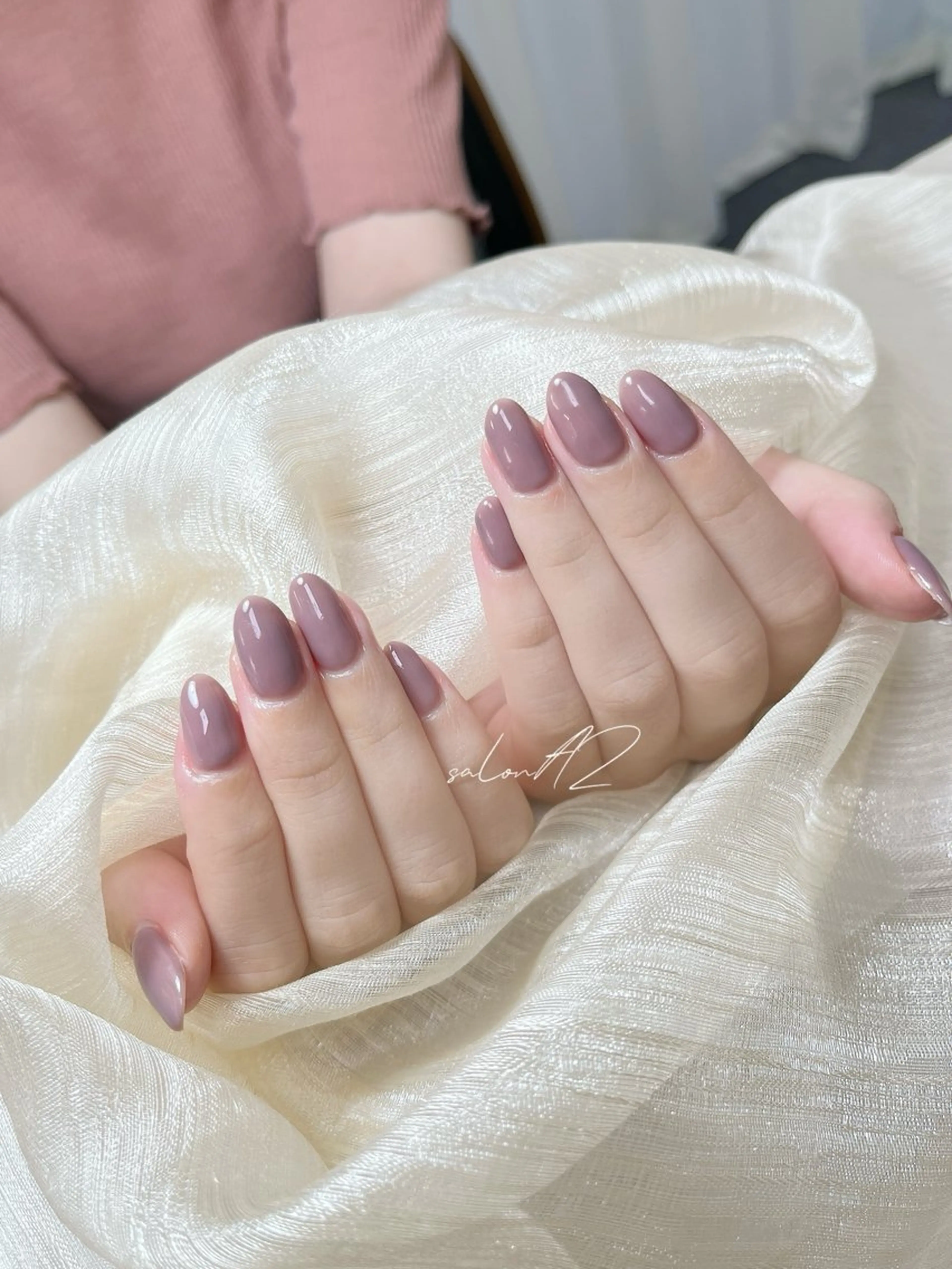 ネイル ワンカラーネイル salon AZのネイルデザイン