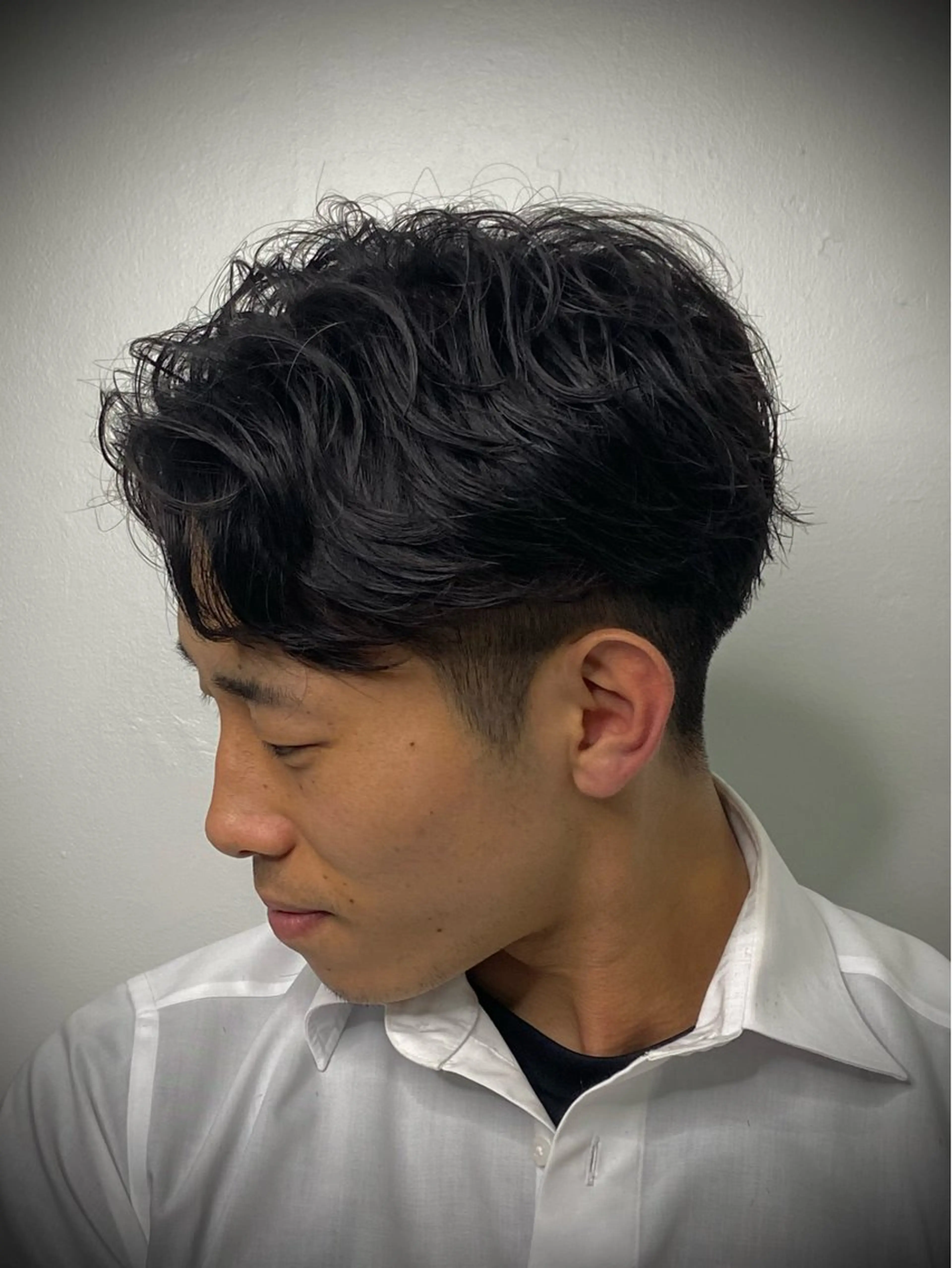 パーマ メンズ 柄﨑 比呂/ancielのヘアスタイル