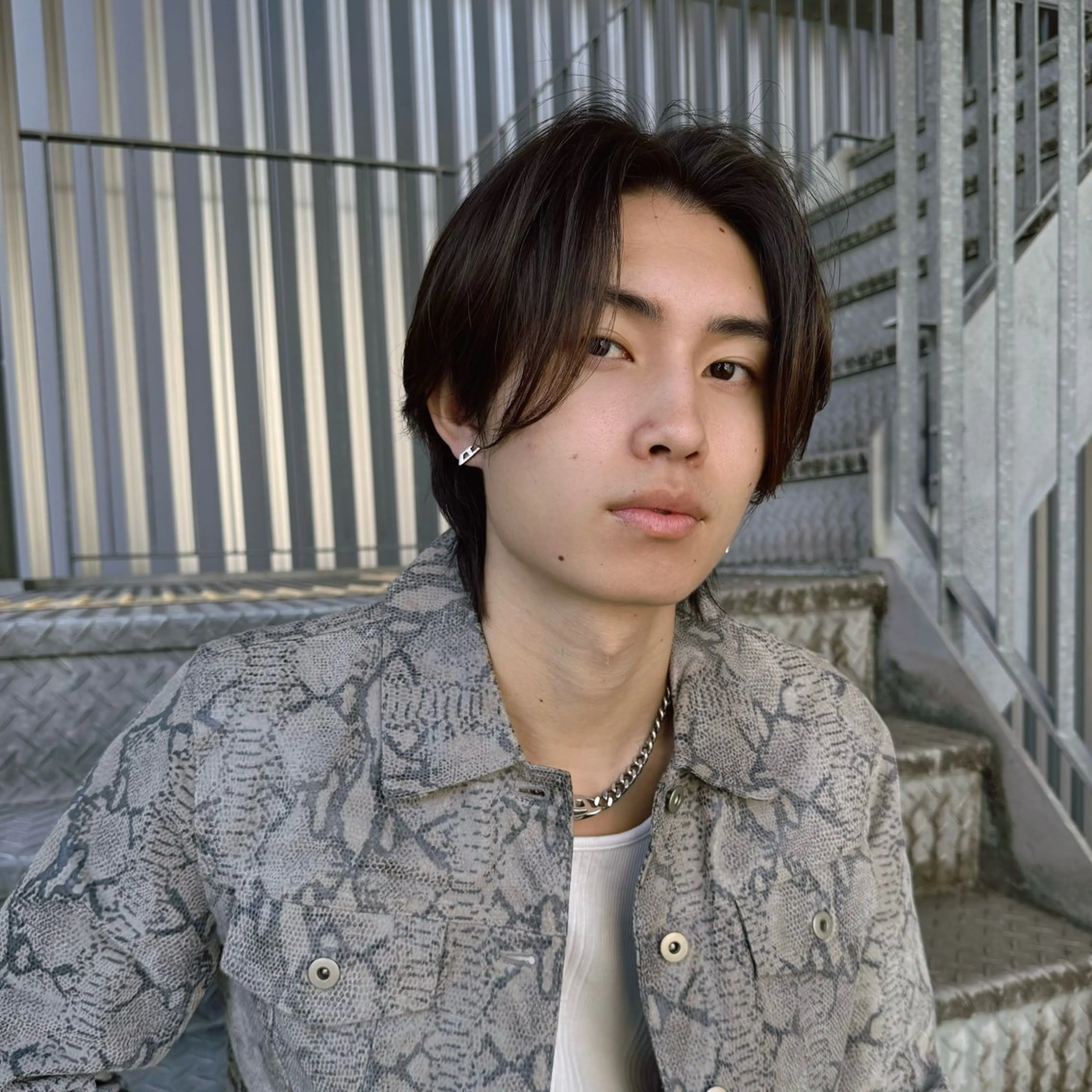 メンズ フェザーパーマ/ 曲がる矯正/酒井壮大のヘアスタイル