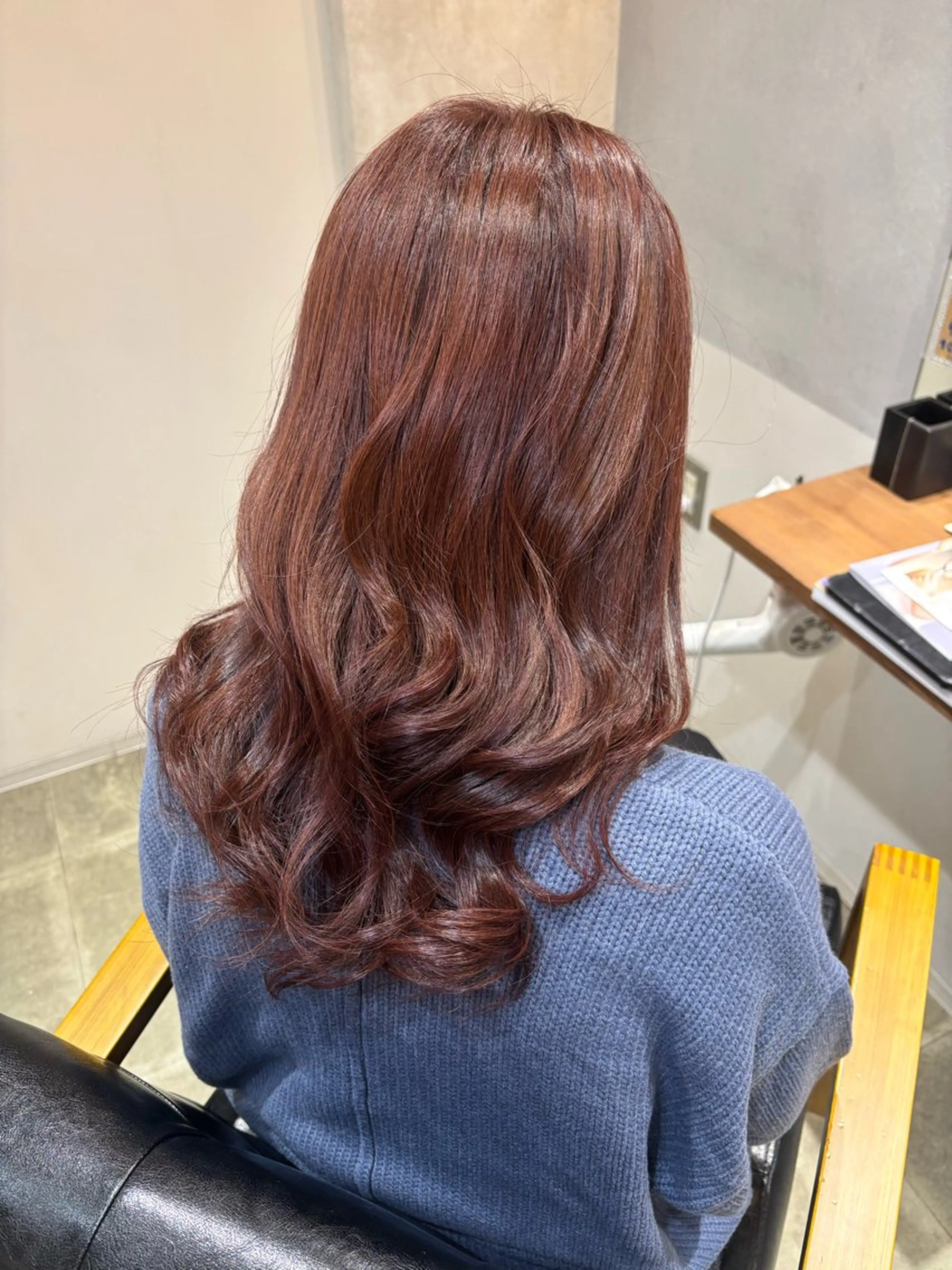 カラー ボルドーカラー 柴藤 れもんのヘアスタイル