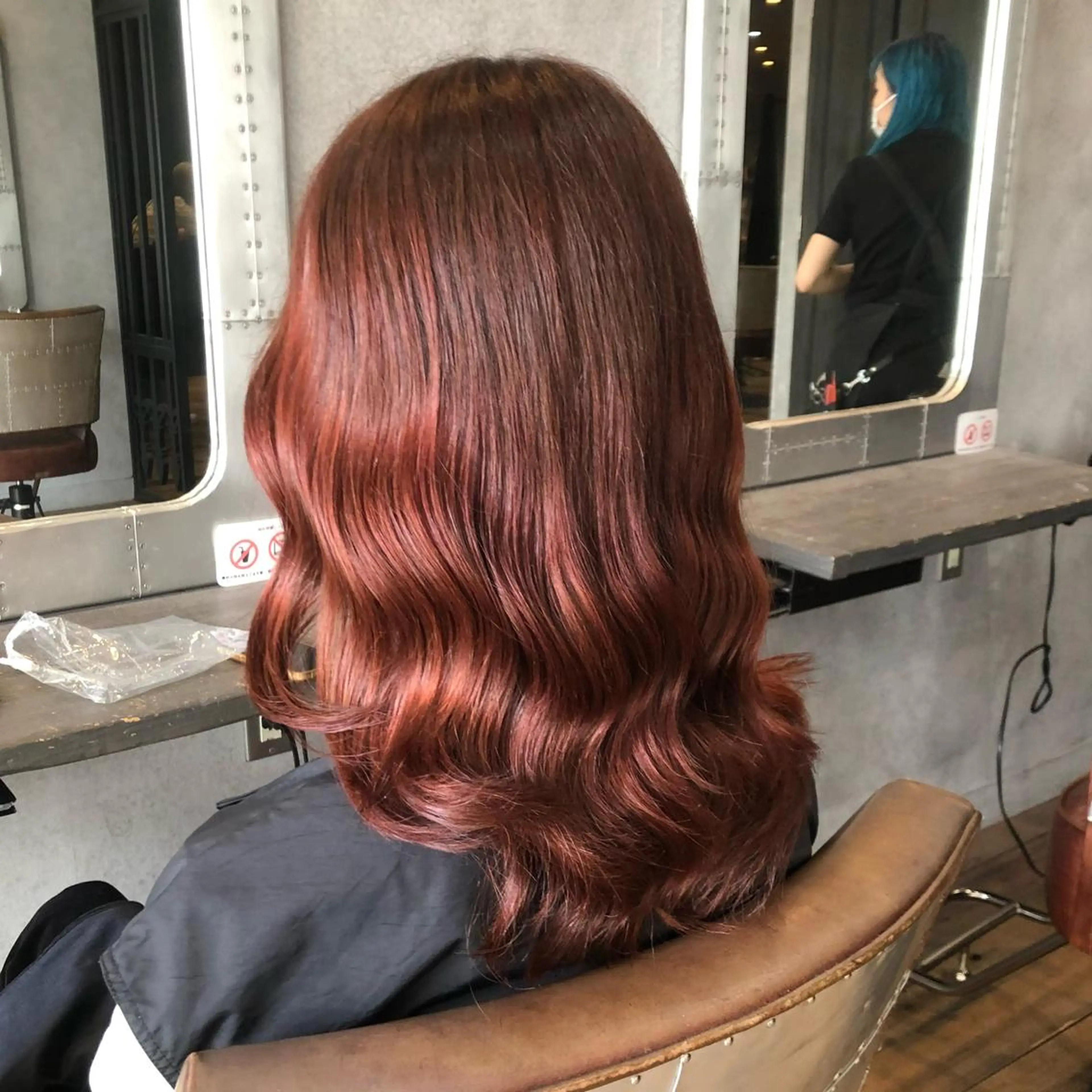 ロング カラー レディースカット/ シュドウヒナタ🐰のヘアスタイル