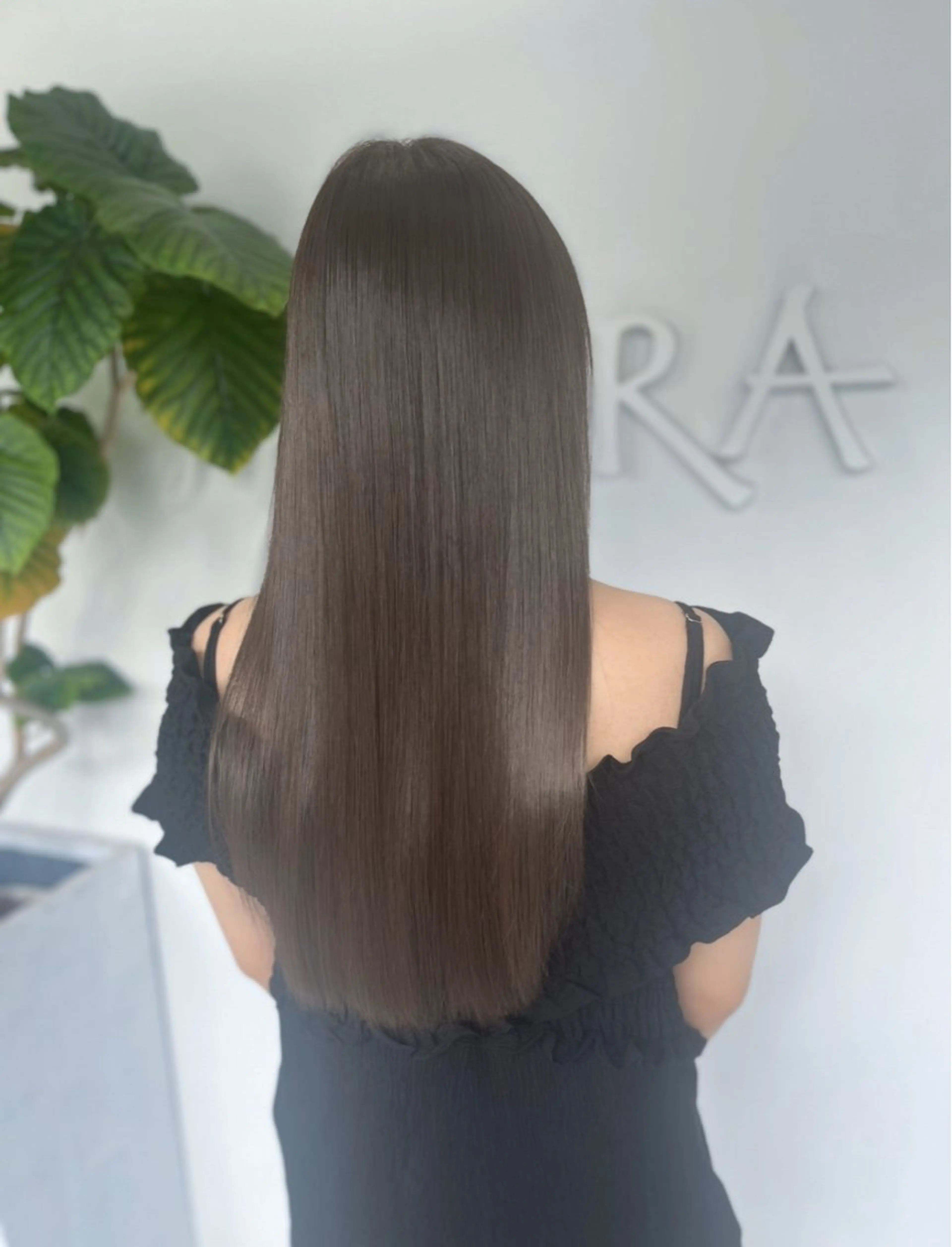 ロング カラー カット ヘアカラー トリートメント 透明感カラー／ 艶感カラー／RAMUのヘアスタイル