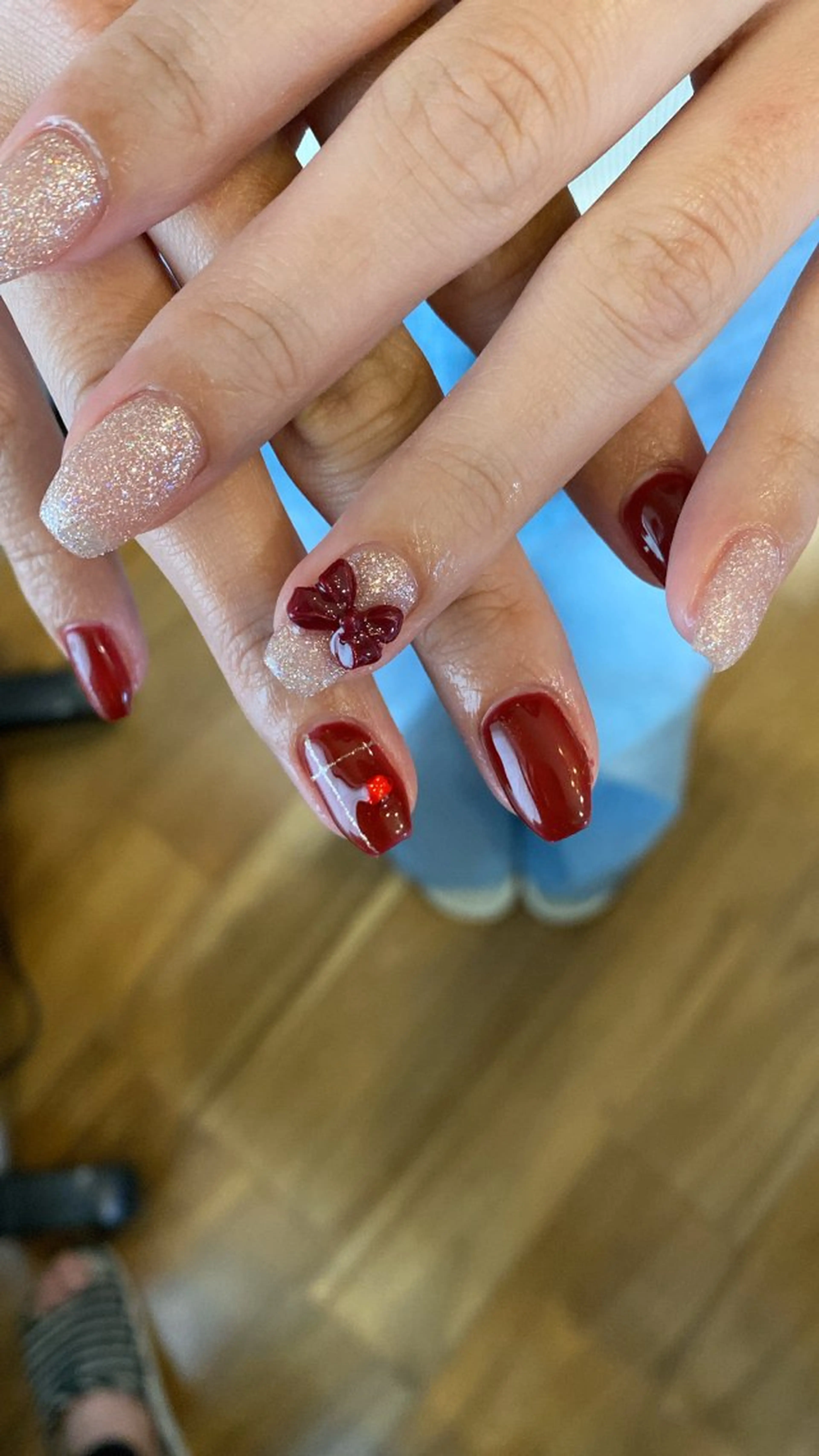 ネイル ハンドネイル crystal ⭐︎ colorのネイルデザイン