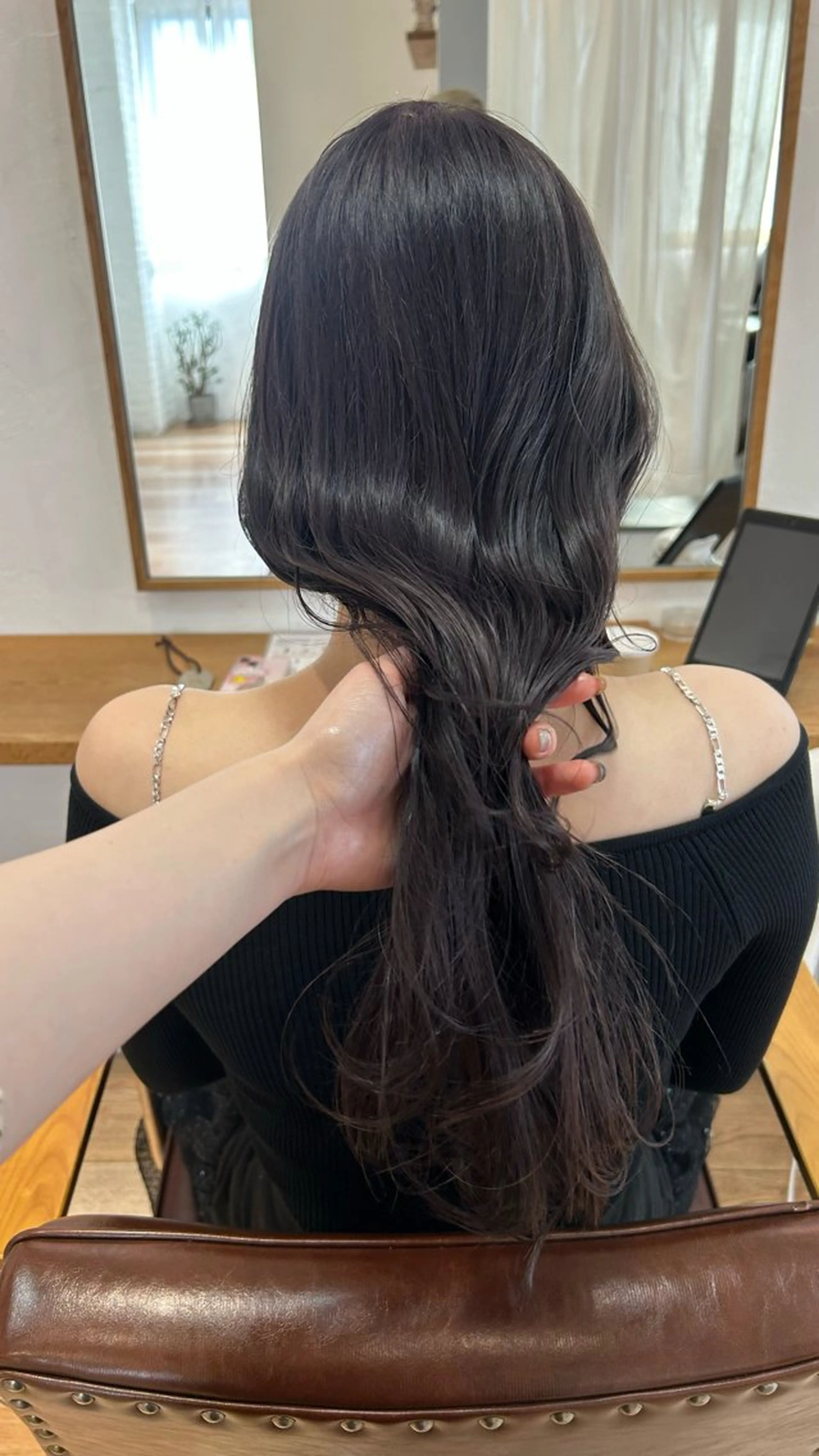 ロング カラー カット ヘアカラー トリートメント じゅわっと暖色カラー 🍊Moemiのヘアスタイル