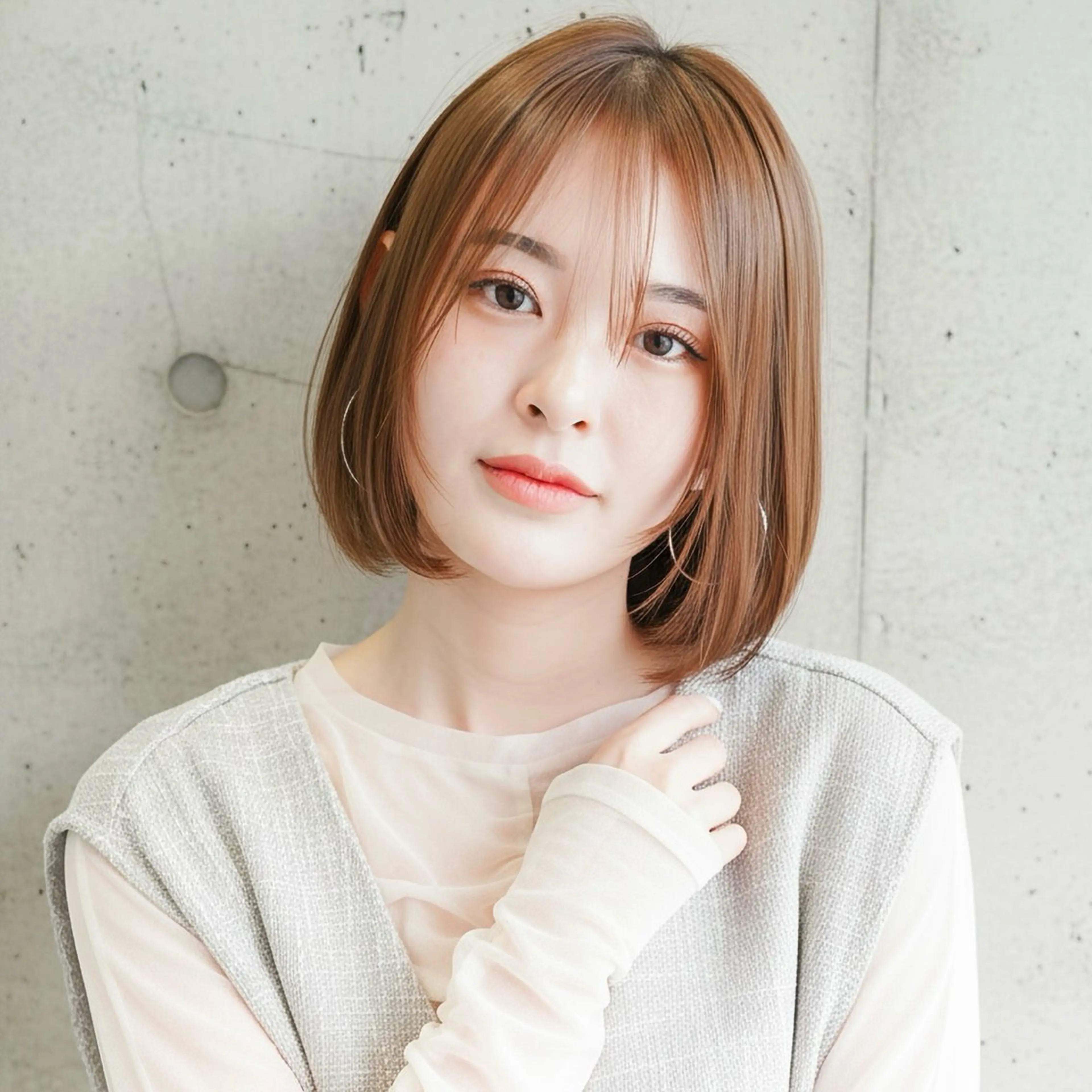 ショート カット ヘアカラー トリートメント ショート〜ミディアム 喜多司のヘアスタイル