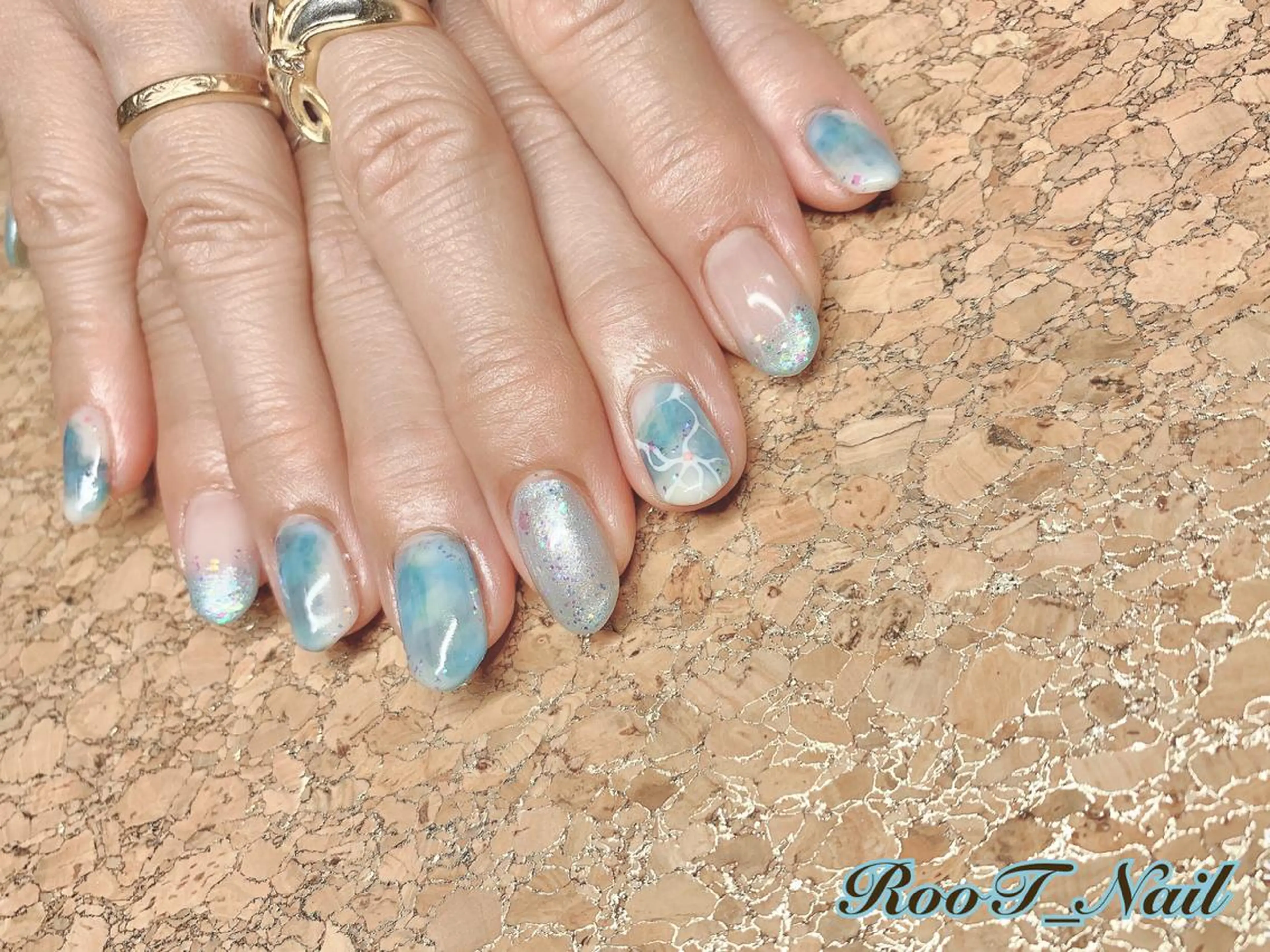 メンズ ネイル アートネイル ハンドネイル RooT Nailのネイルデザイン