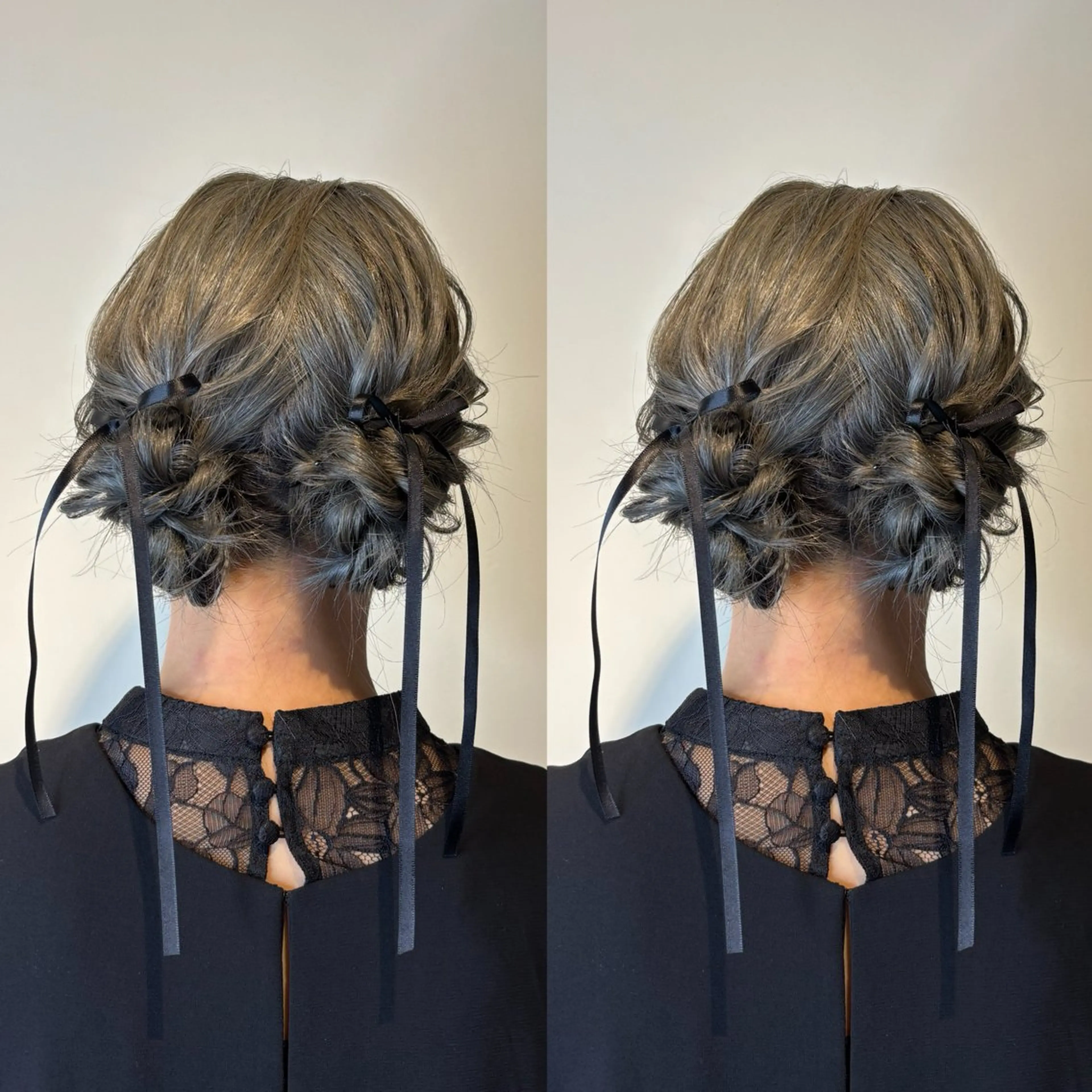 ヘアアレンジ ボブ ヘアセット 美奈 🫧のヘアスタイル