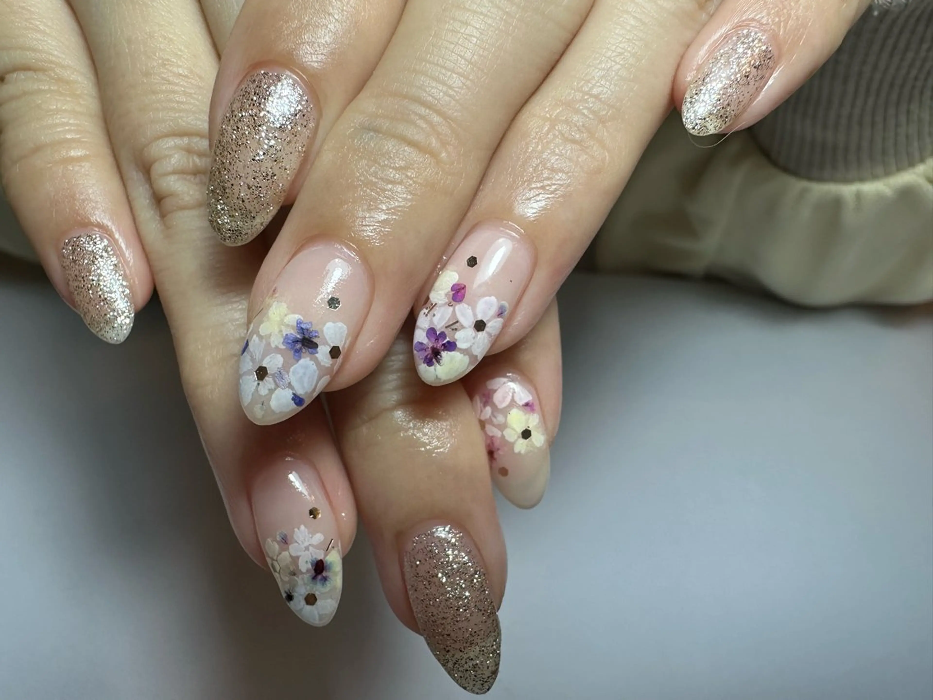 セミロング shandy nailのネイルデザイン