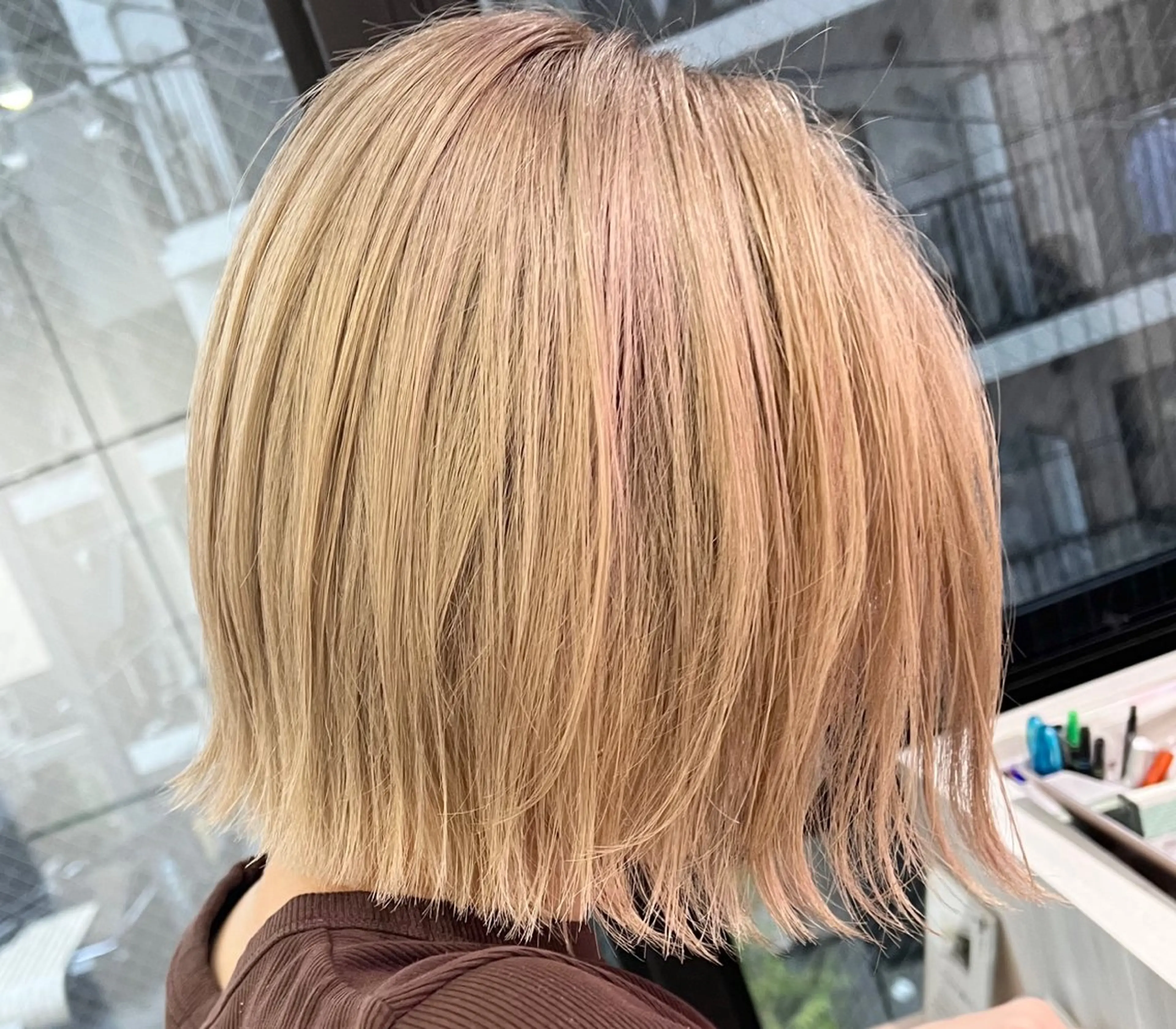 ミディアム ヘアカラー トリートメント 樋口健人/ハイライト /白髪ぼかし/艶髪のヘアスタイル