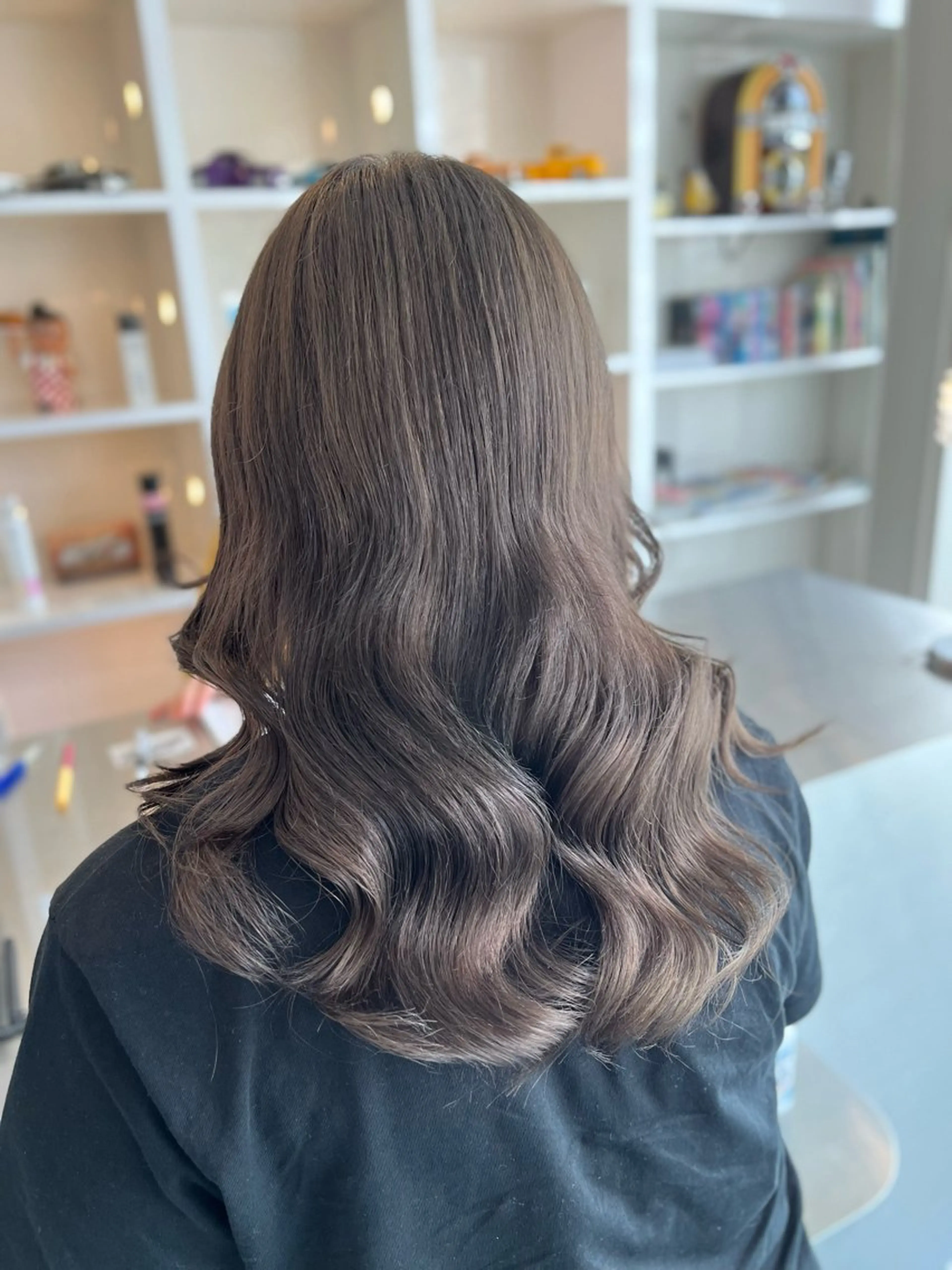 ロング カラー カット ヘアカラー TaNa. 笑南(えみな)のヘアスタイル