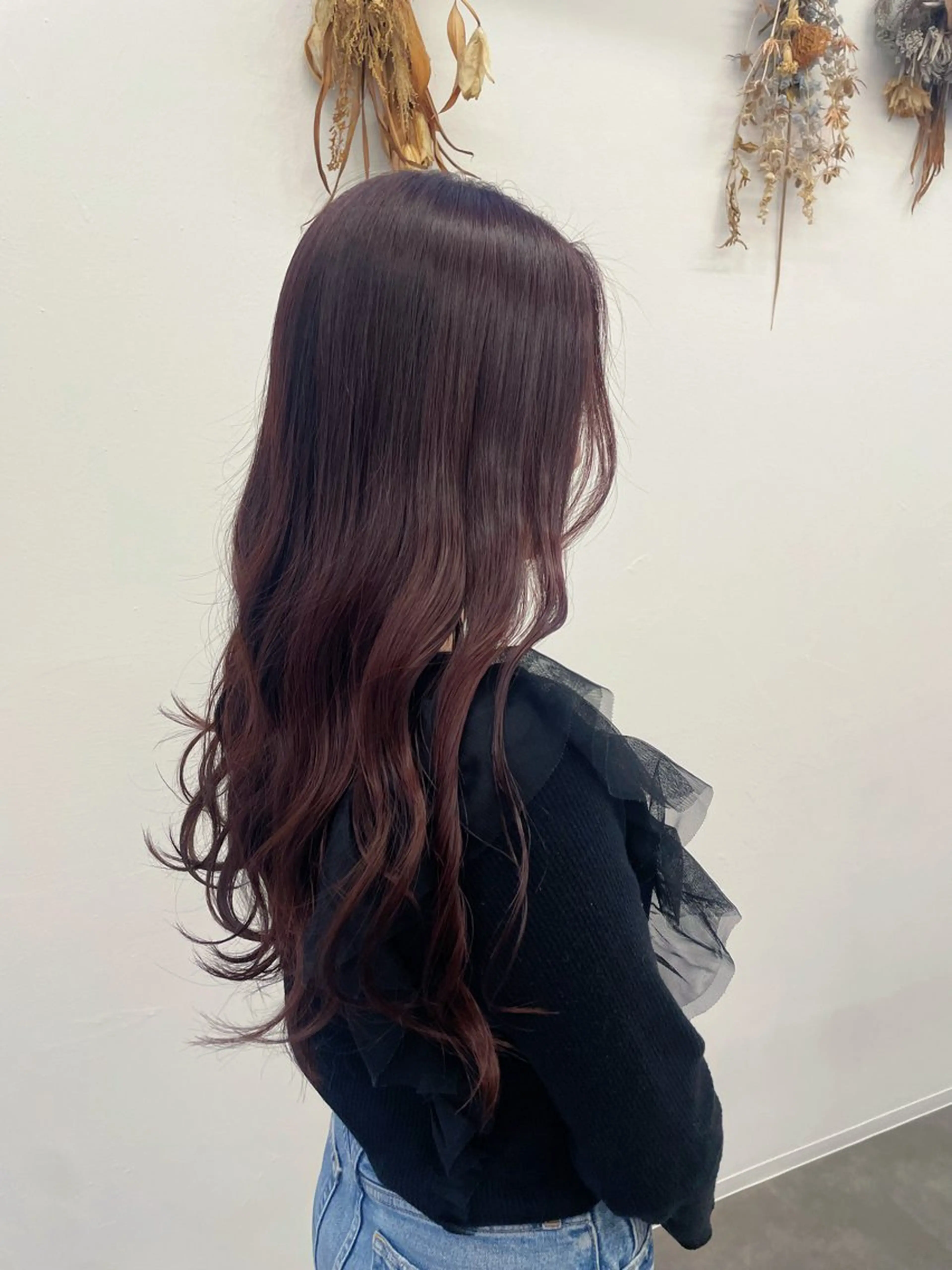 ロング カラー ヘアカラー 水野 咲のヘアスタイル