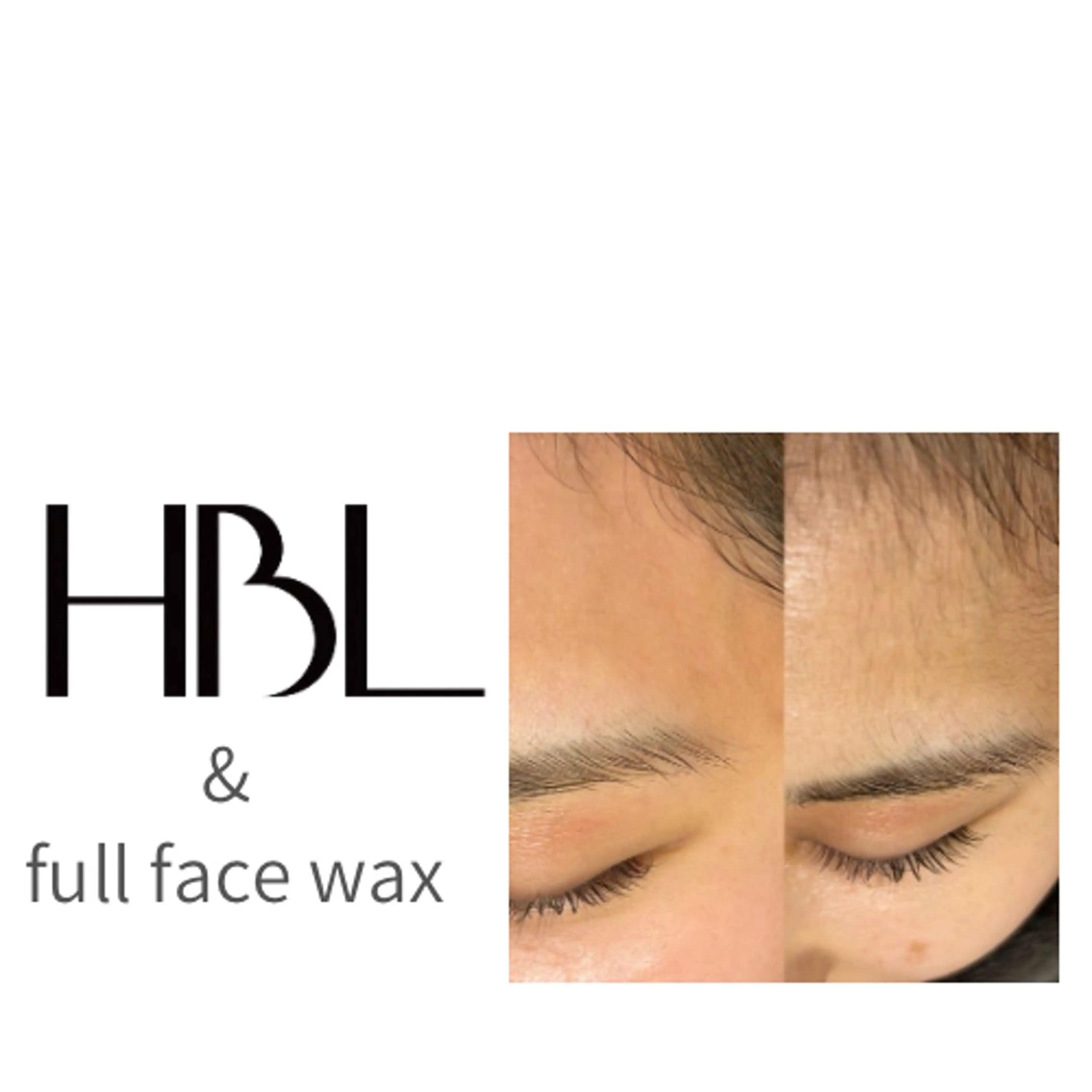 【平日9時~15時限定】⛓️HBL ・眉毛WAX✖️ 全顔WAX フルコース✨️ミニモ限定の写真