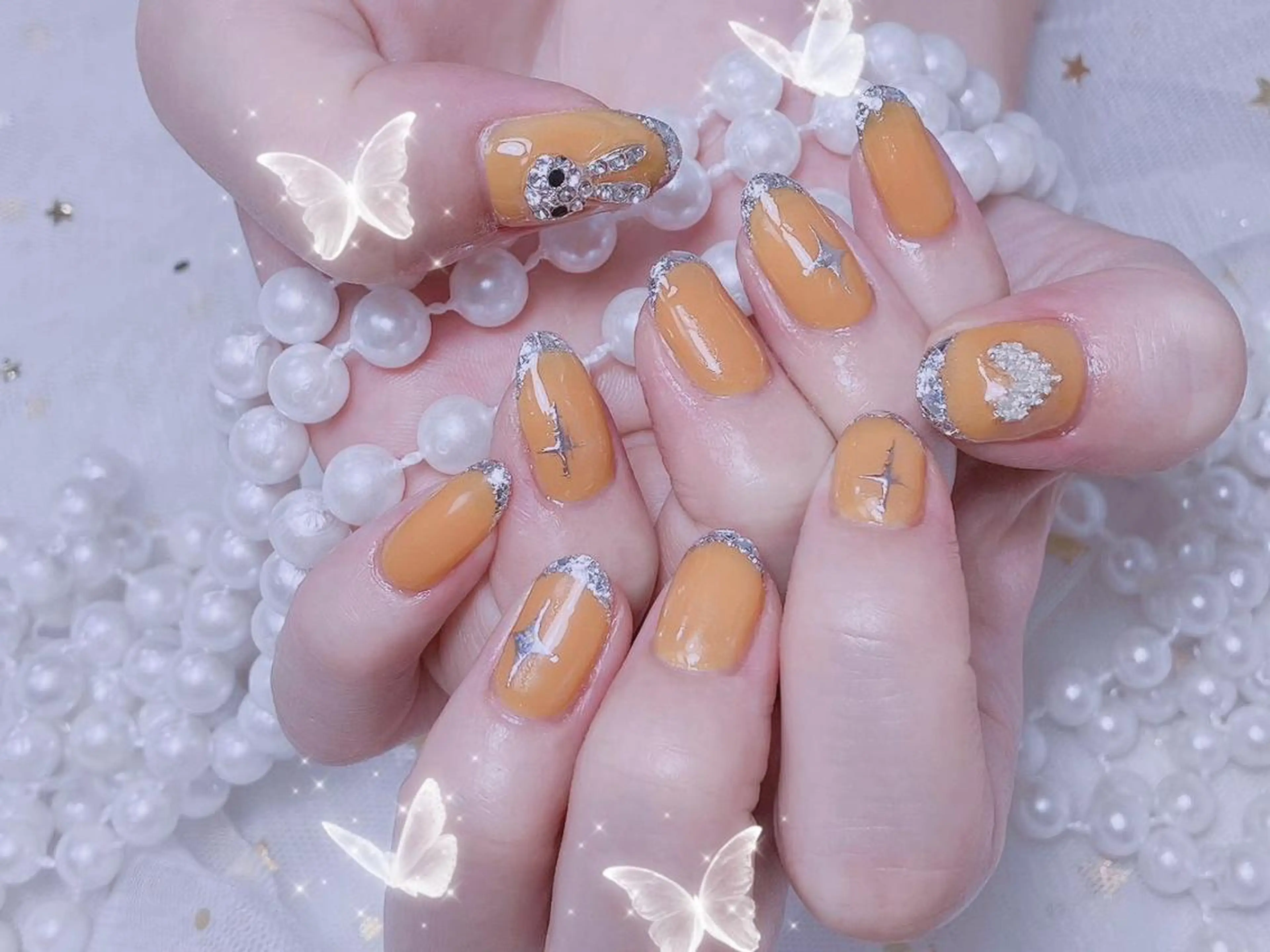 ネイル 🦋チップ長さだし 専門店🦋のネイルデザイン