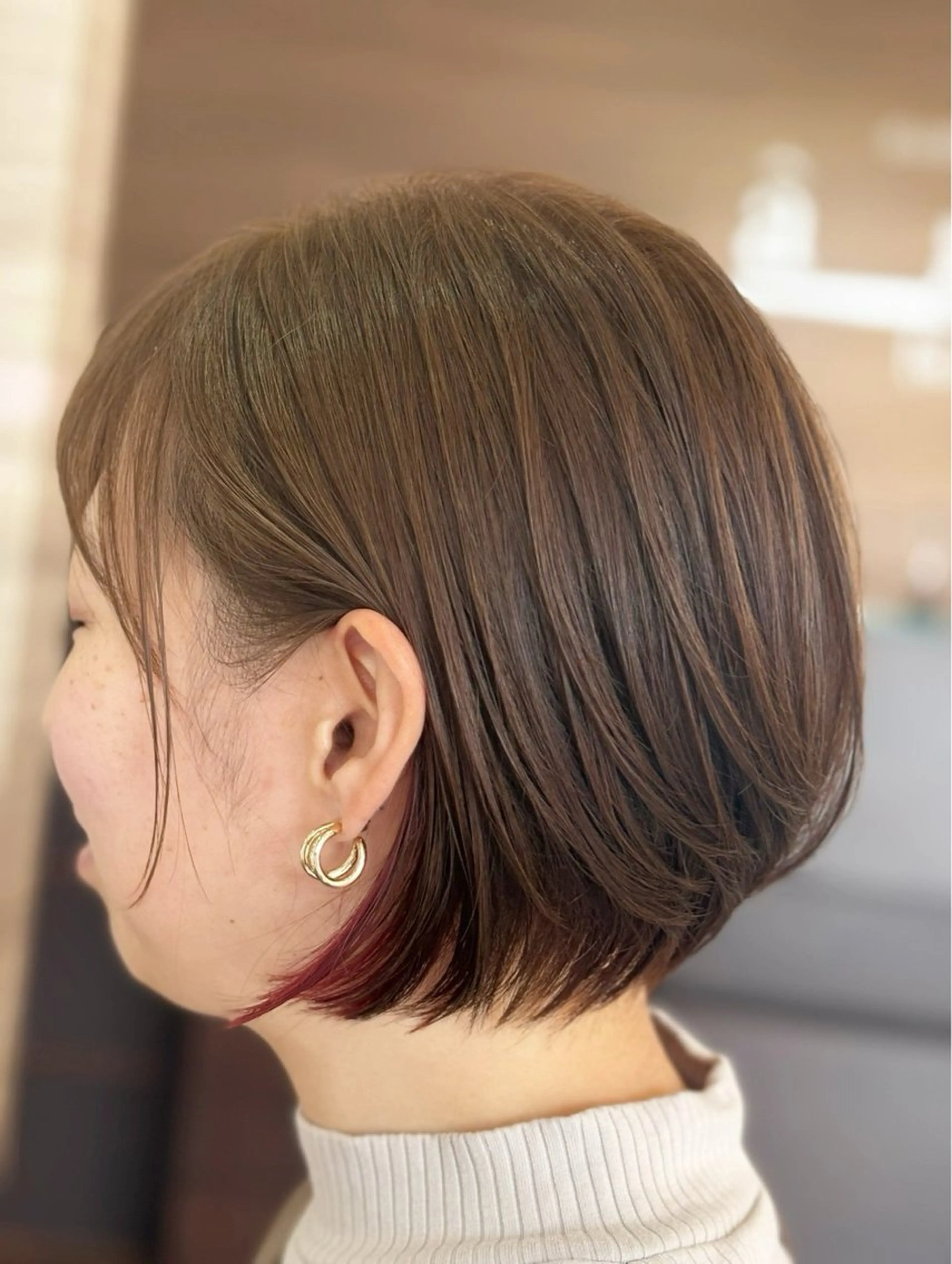 ショート 大角 嵩之のヘアスタイル