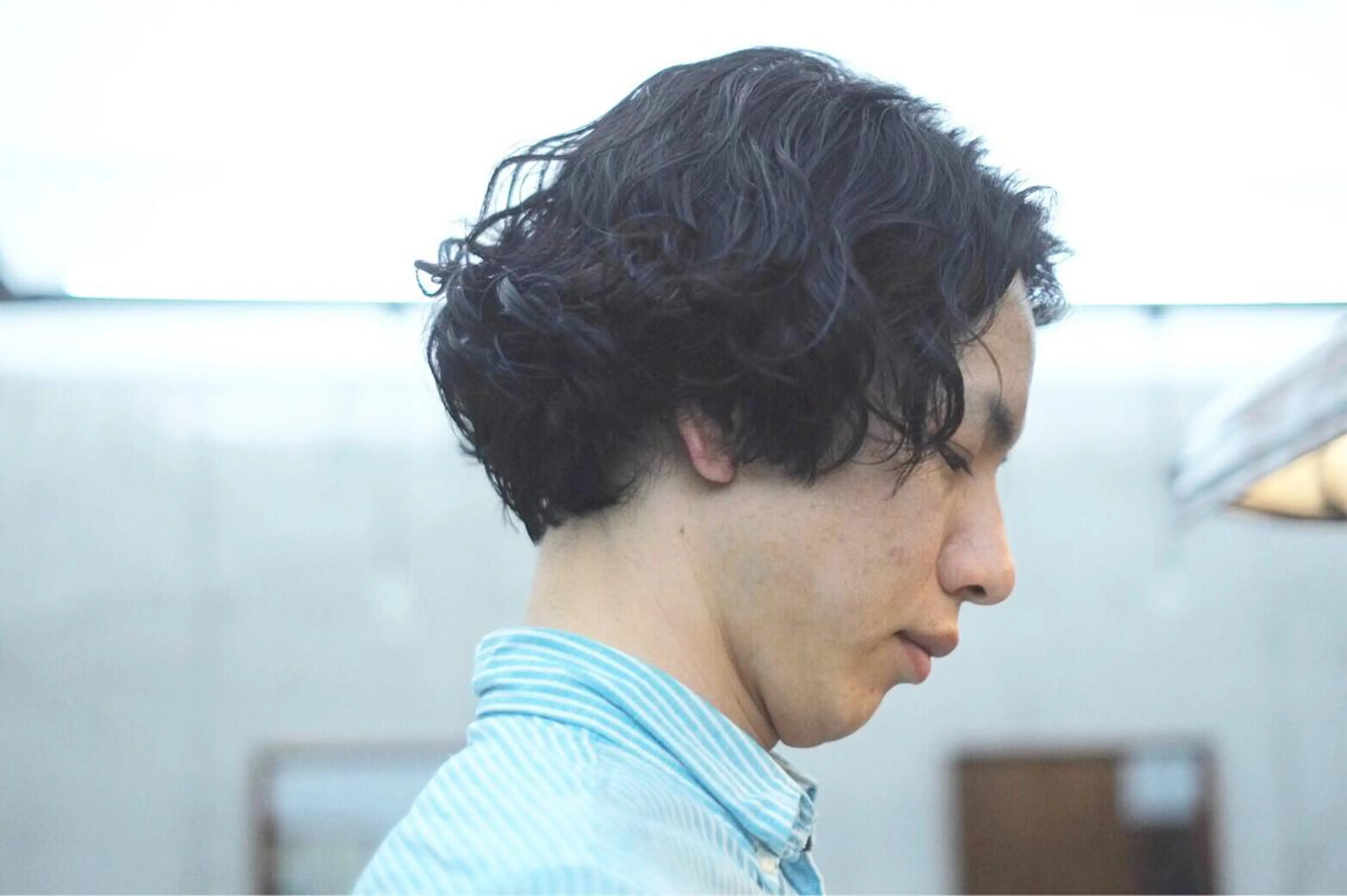 ショート パーマ メンズ メンズパーマ ショートヘア スパイラルパーマ カット パーマ トリートメント ✂︎ウルフ・ショート ✂︎MIKUNIのヘアスタイル