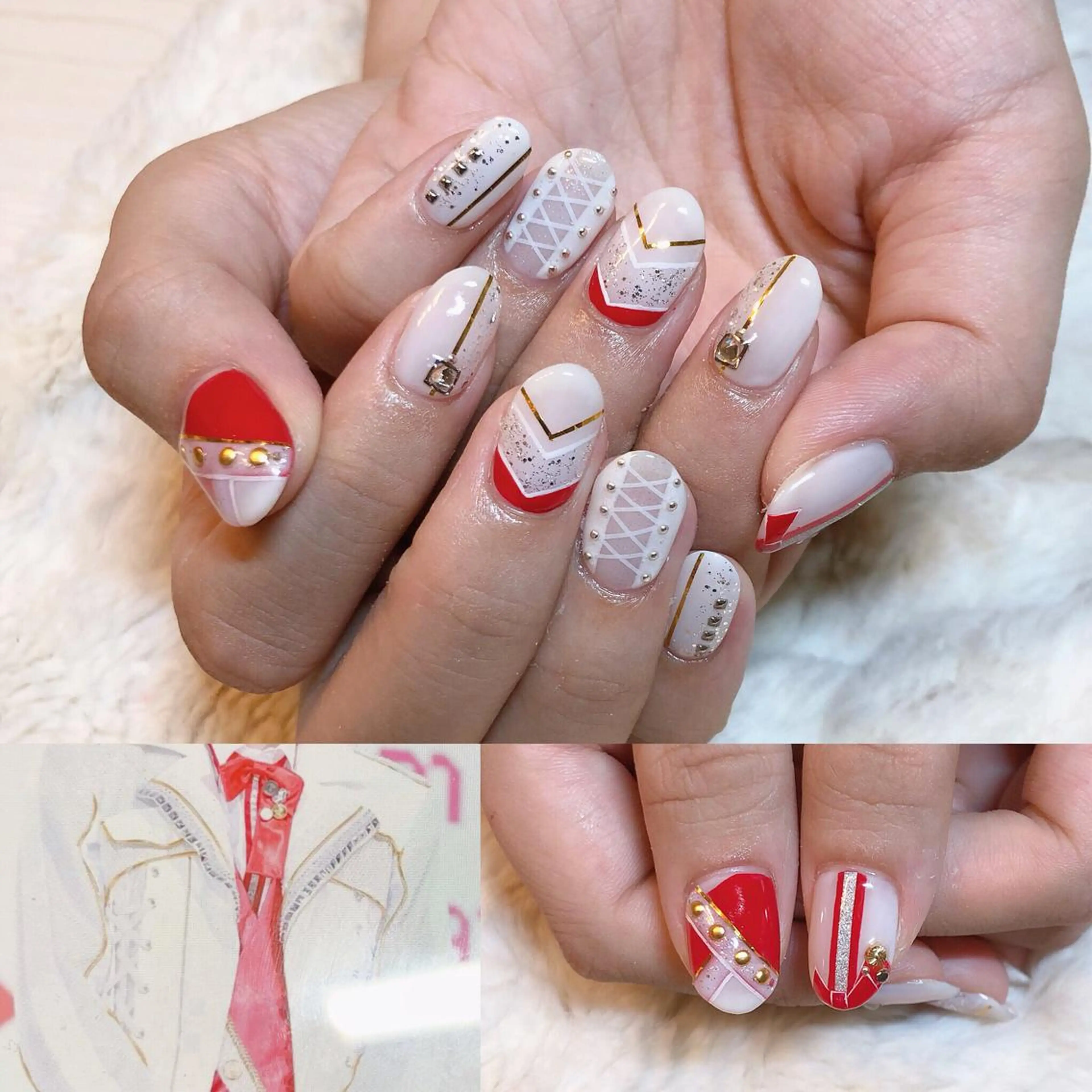 ネイル ジェルネイル 東 千夏のネイルデザイン