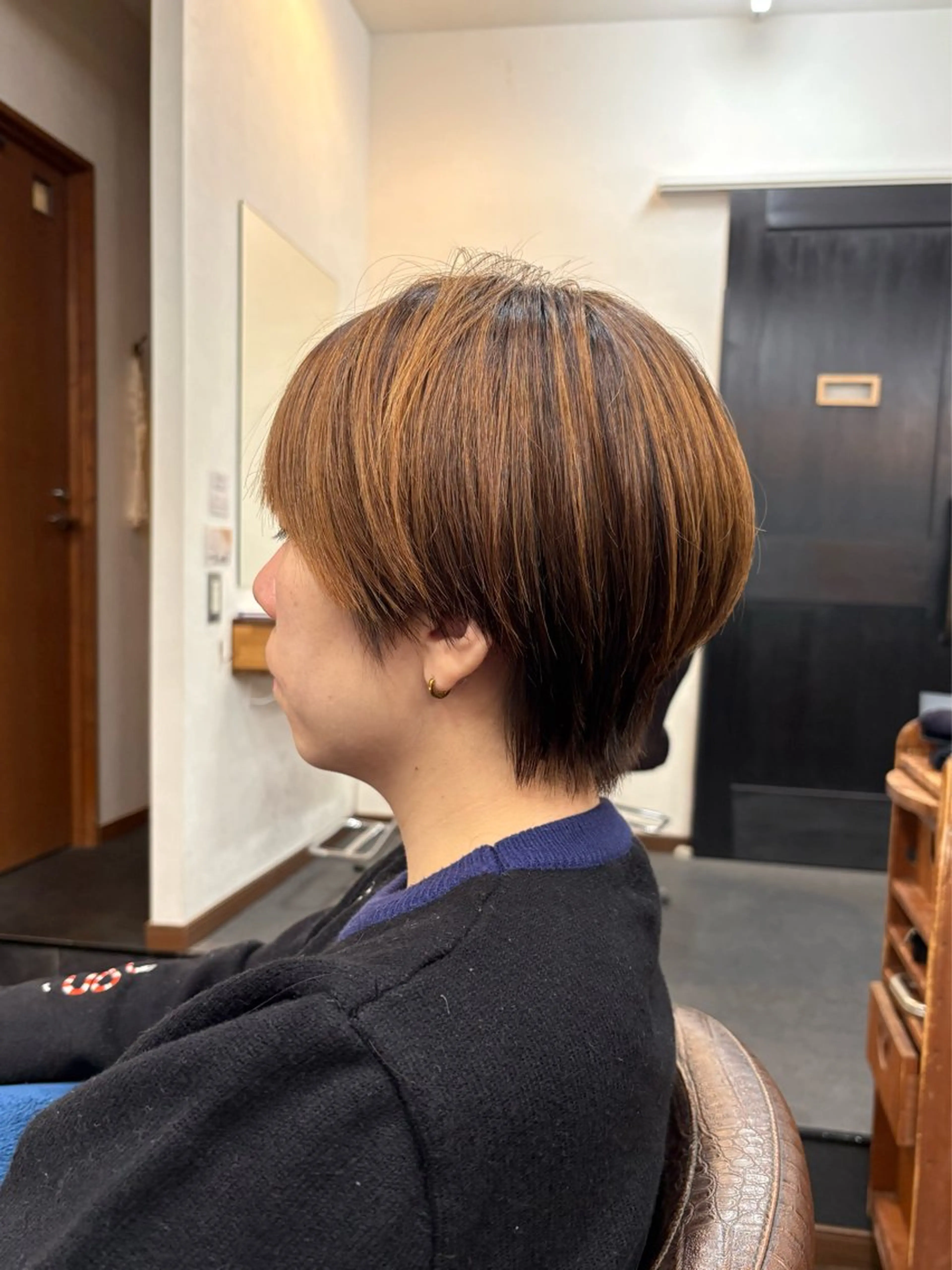 ショート カット ヘアカラー トリートメント メンズ特化×女性 施術◎清水 真之介のヘアスタイル