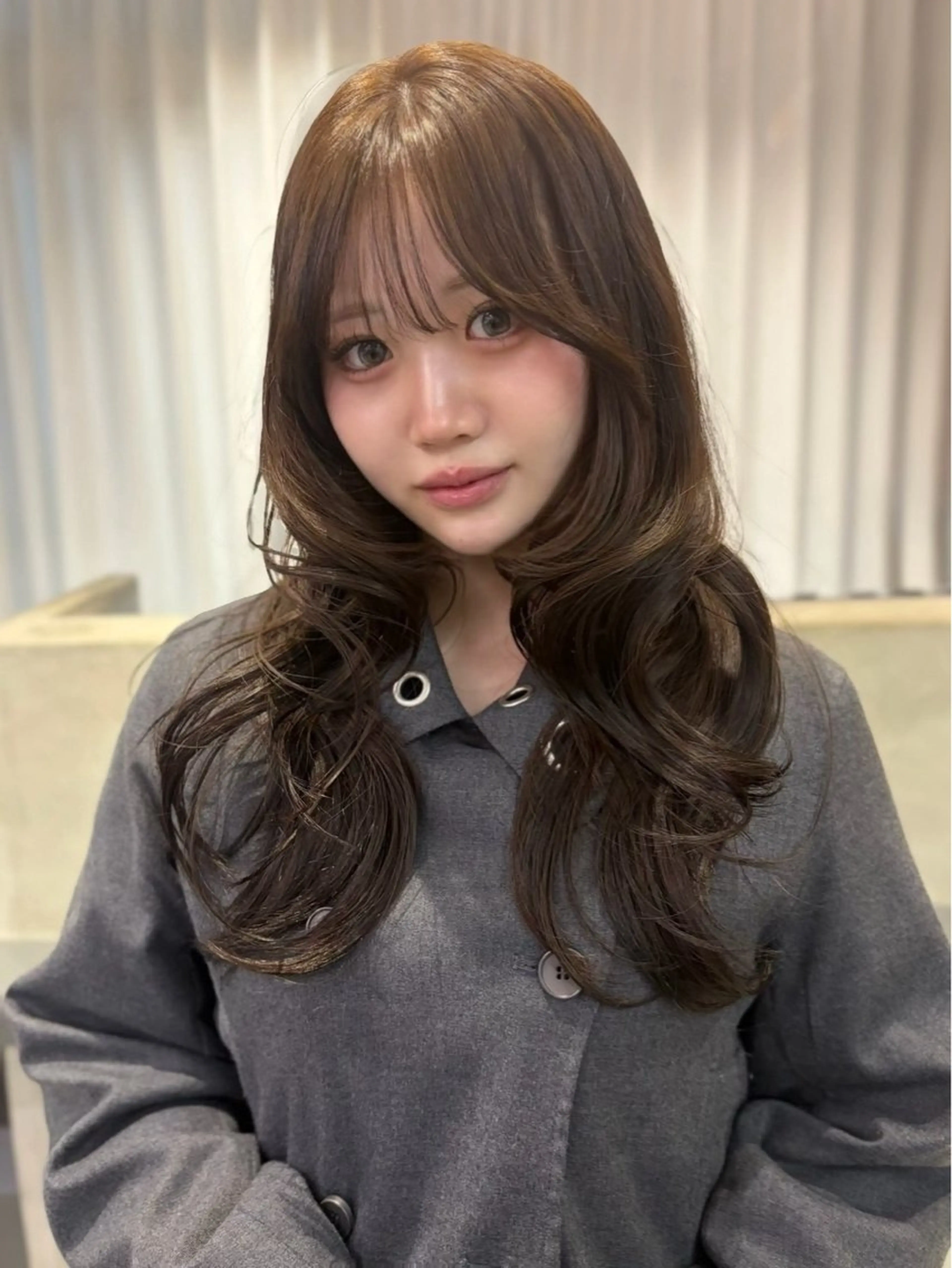 ロング 韓国風ヘア ロング 似合わせカット votan lilleyのヘアスタイル