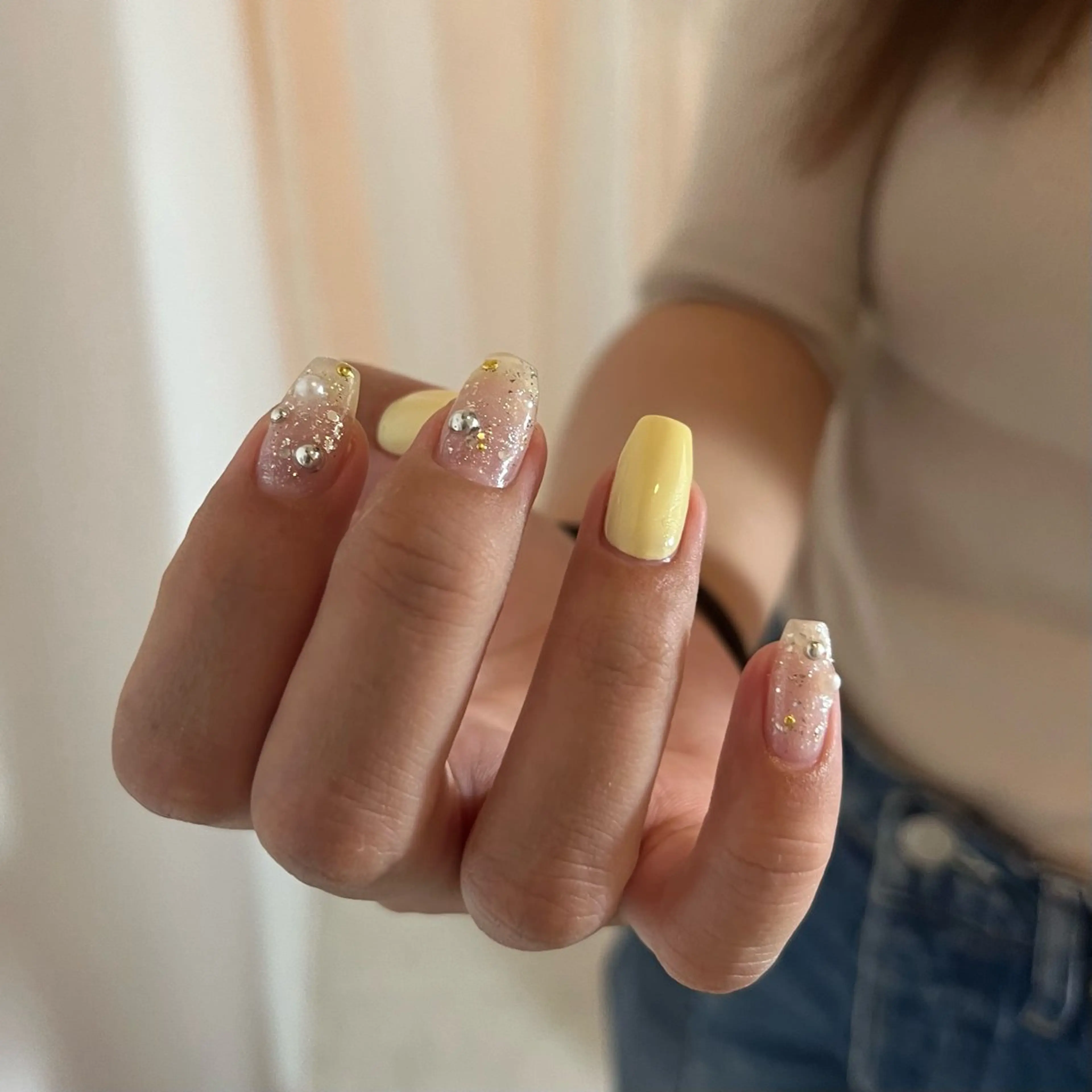 ネイル 持ち込み 夏ネイル luster shihoのネイルデザイン