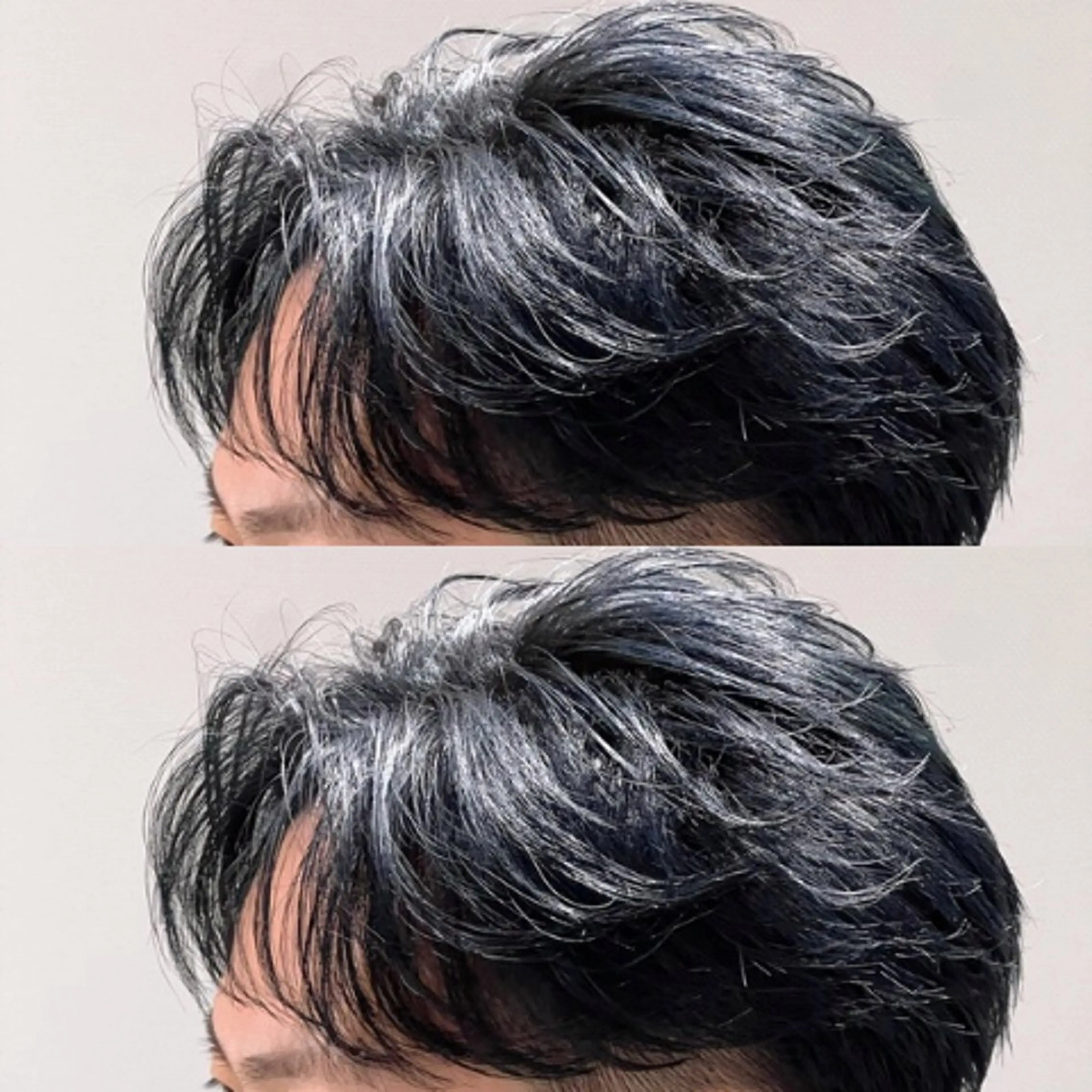 カット➕黒染めカラーの写真