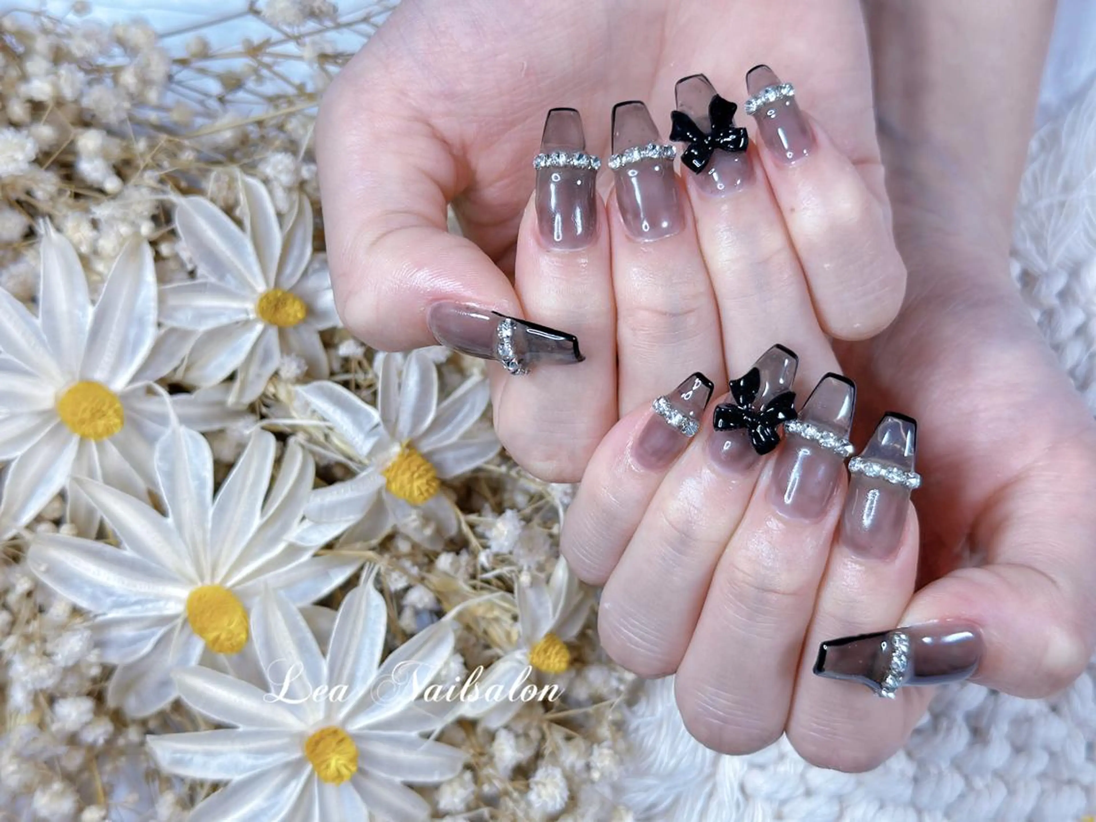 セミロング カラー ネイル Le’a NailSalonのネイルデザイン