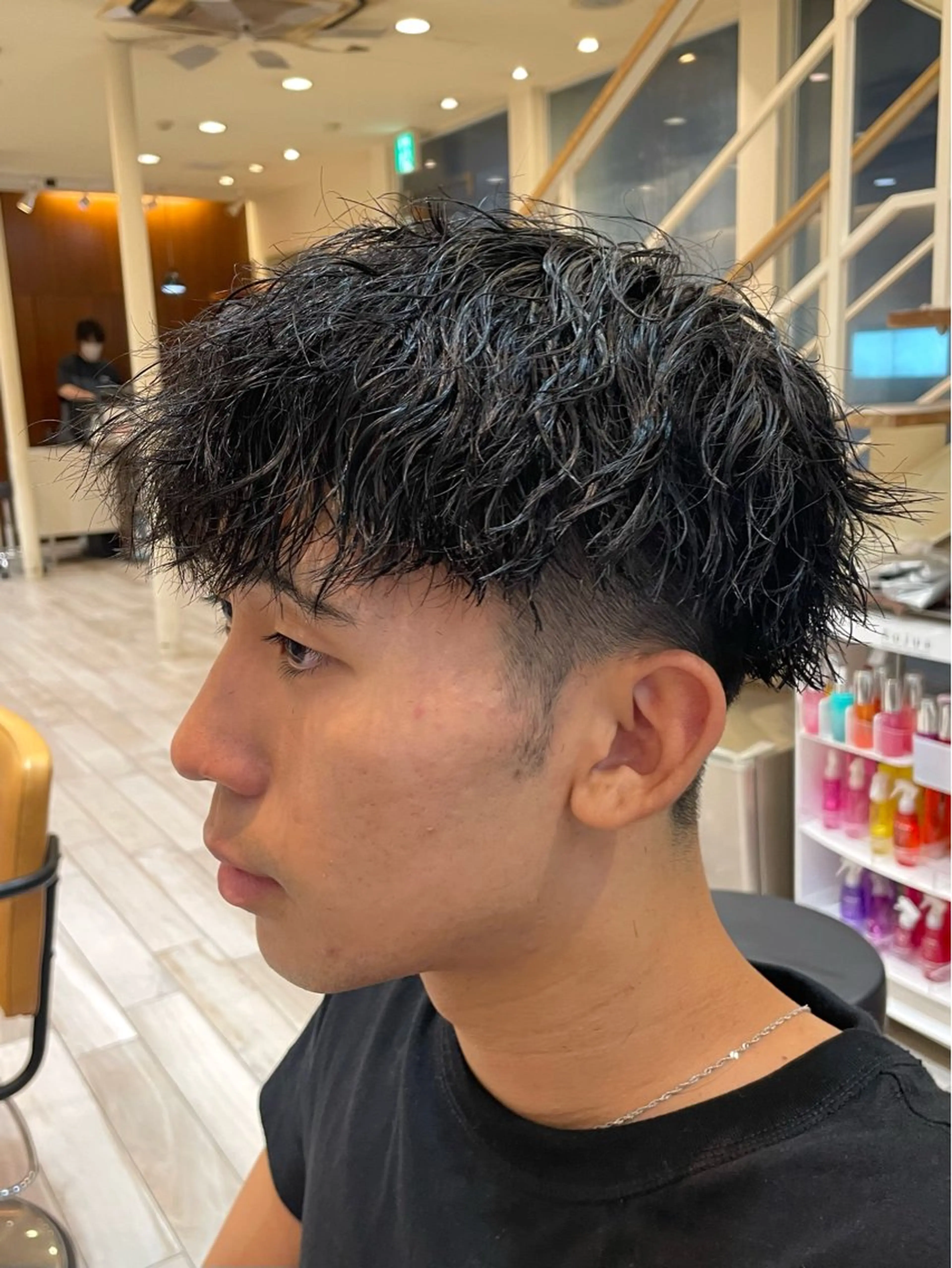 ショート パーマ メンズ カット パーマ パーマ/フェード🔥 佐々木波人のヘアスタイル