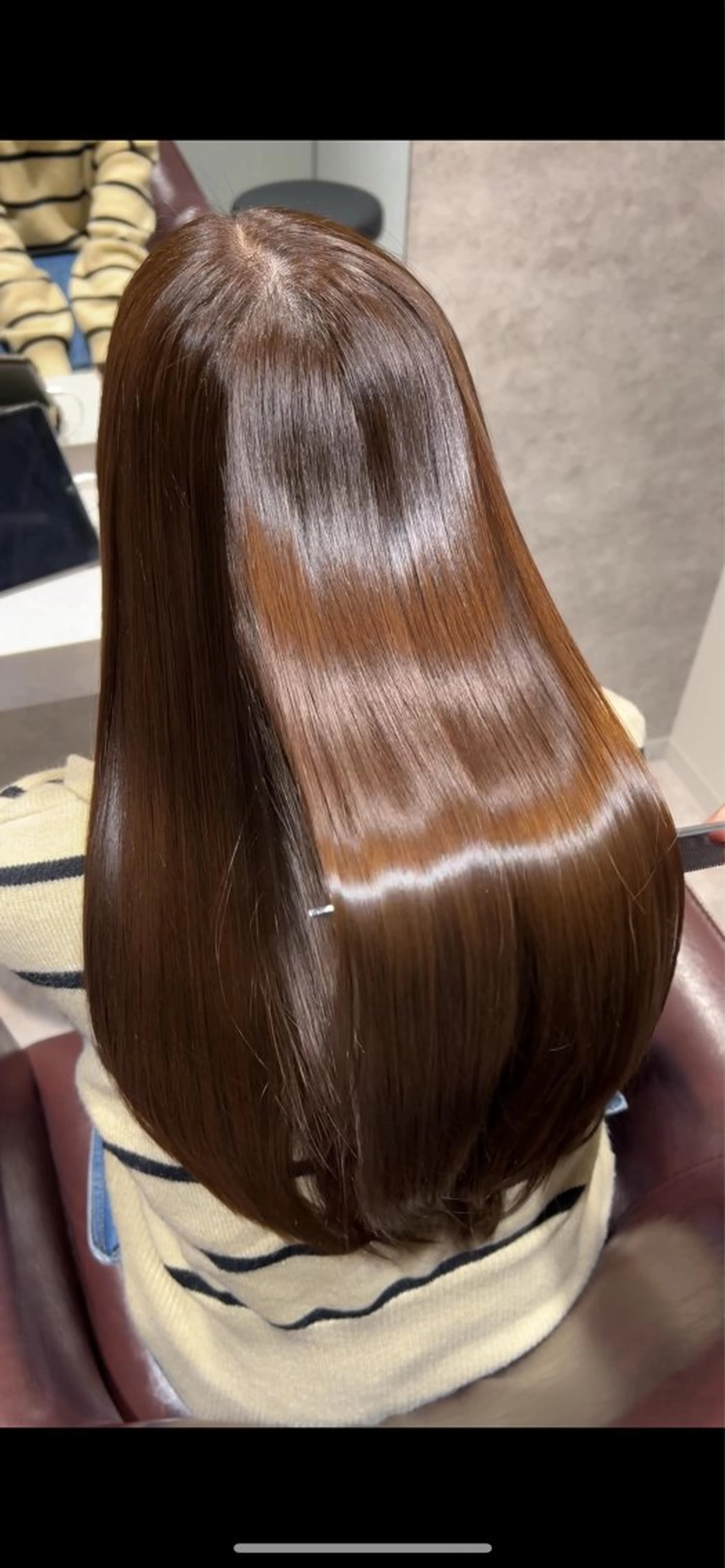 ロング カット ヘアカラー トリートメント 新宿🚉髪質改善専門 waTatoriのヘアスタイル