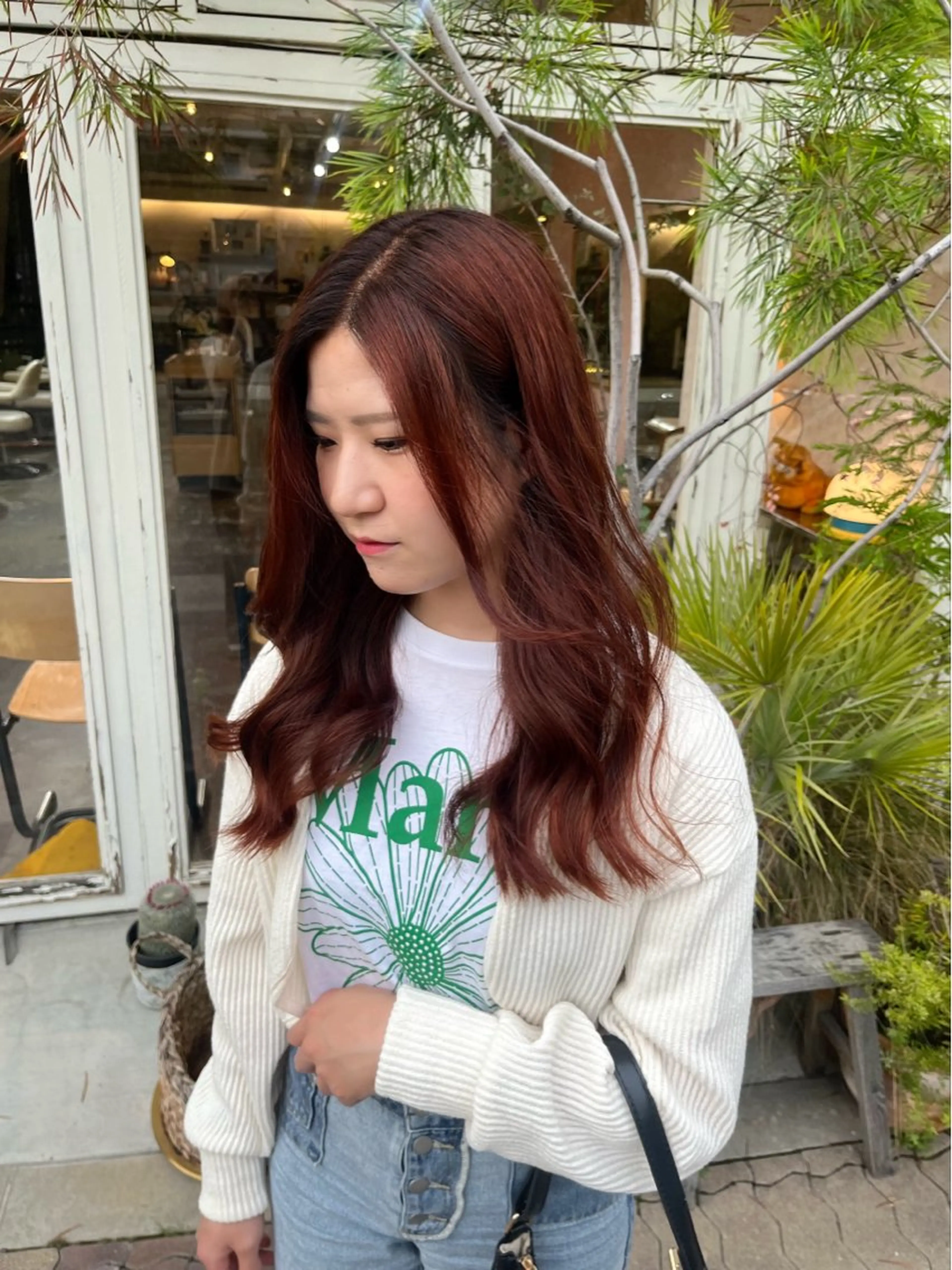 ロング カラー Junmi/ﾁｶｼﾂ /堀江のヘアスタイル