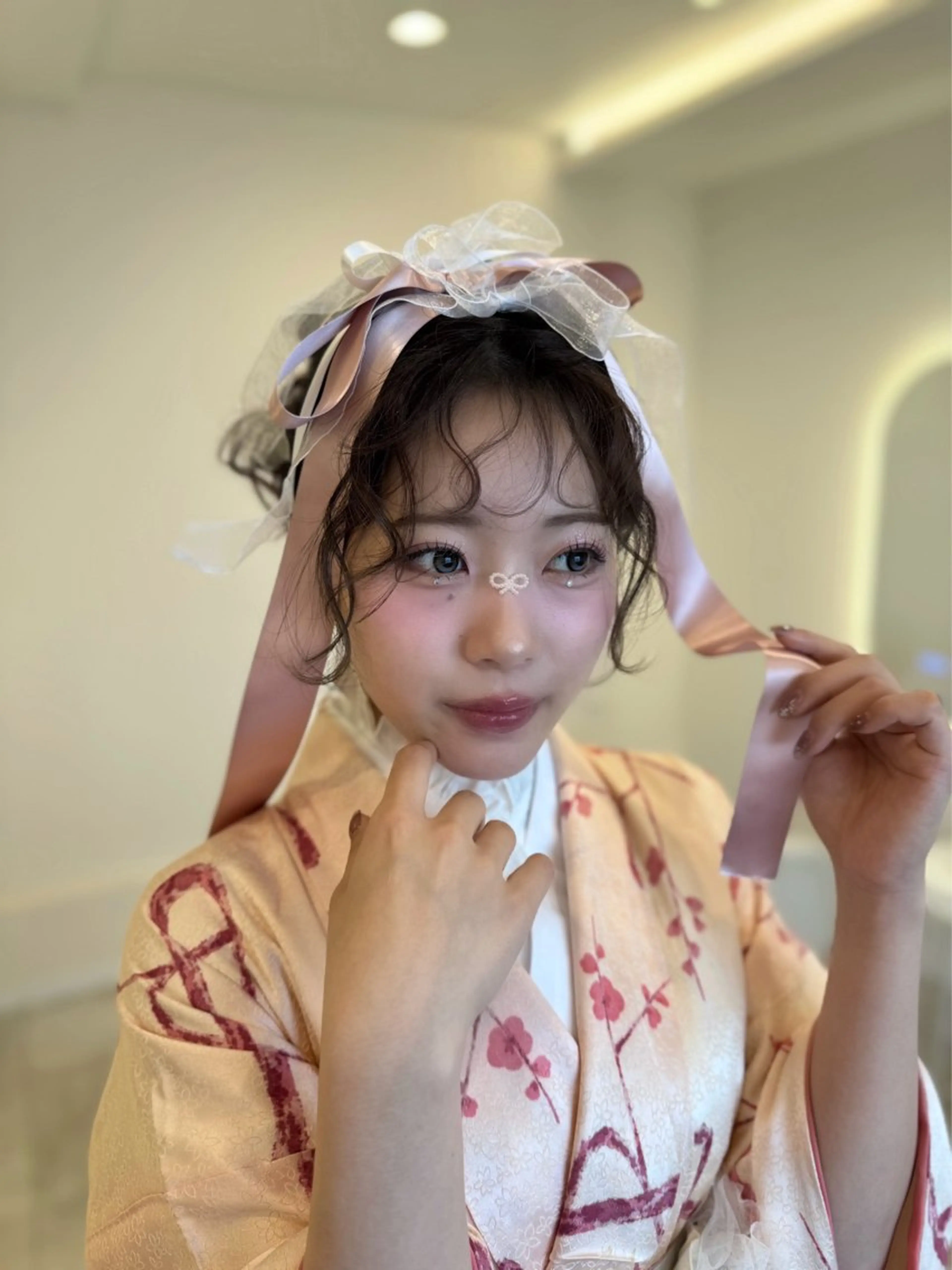 ヘアアレンジ ヘアメイク new meのヘアスタイル