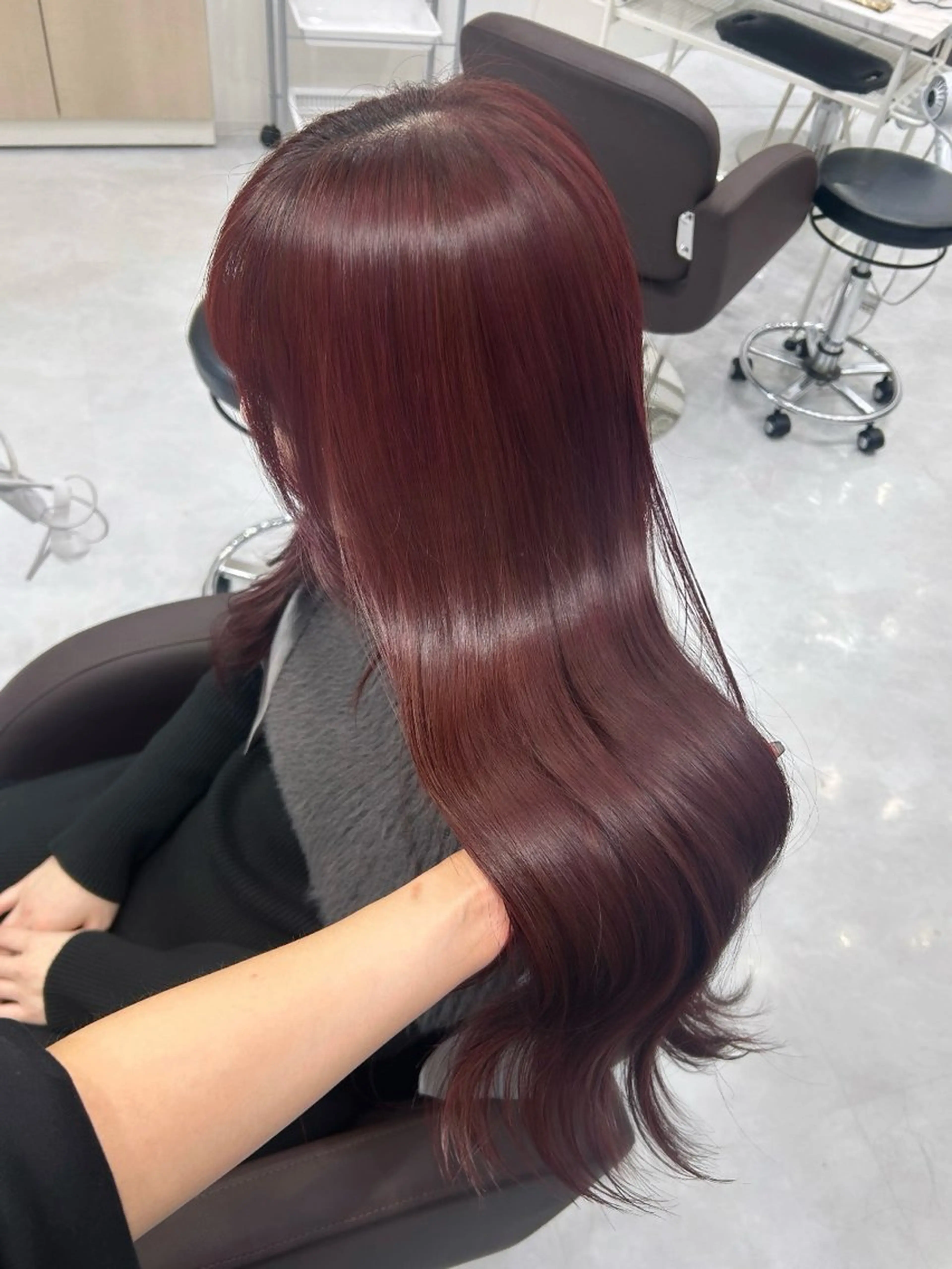 ロング カラー 横浜美容室/透明感 カラー/レイヤーのヘアスタイル