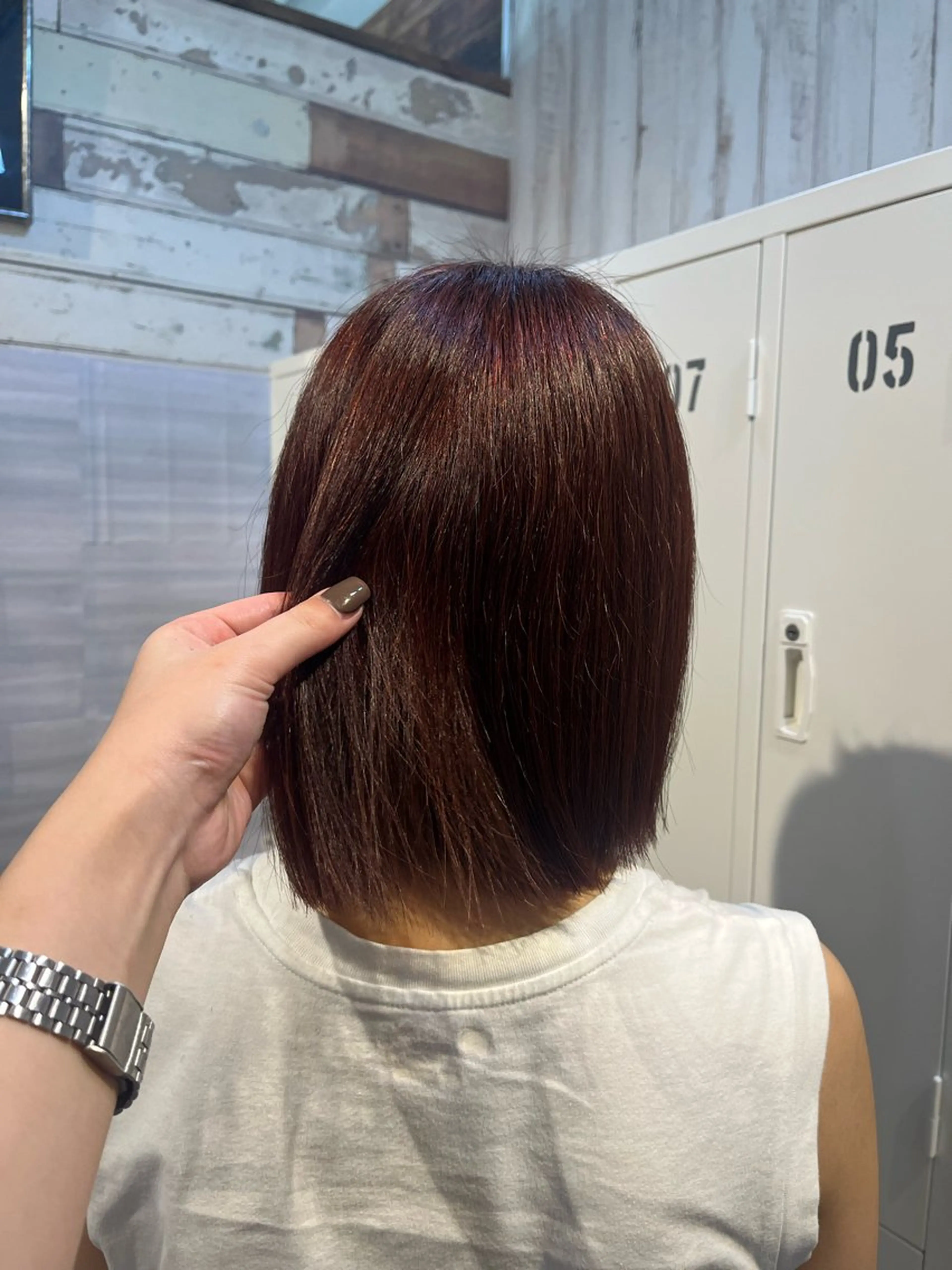 カラー 中村 日向のヘアスタイル
