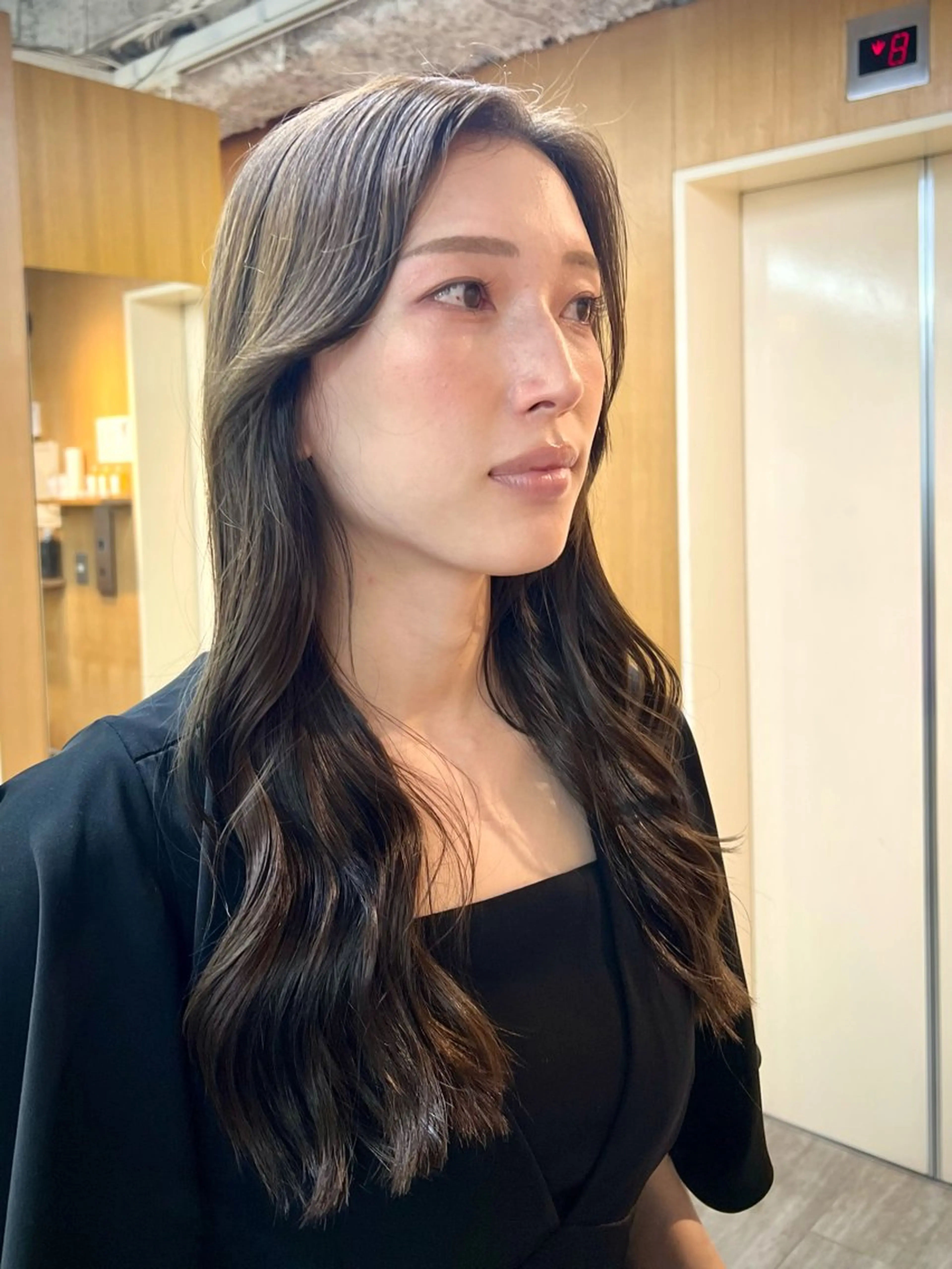 パーマ＋カット＋オーガニックカラー+2step補修トリートメントの写真