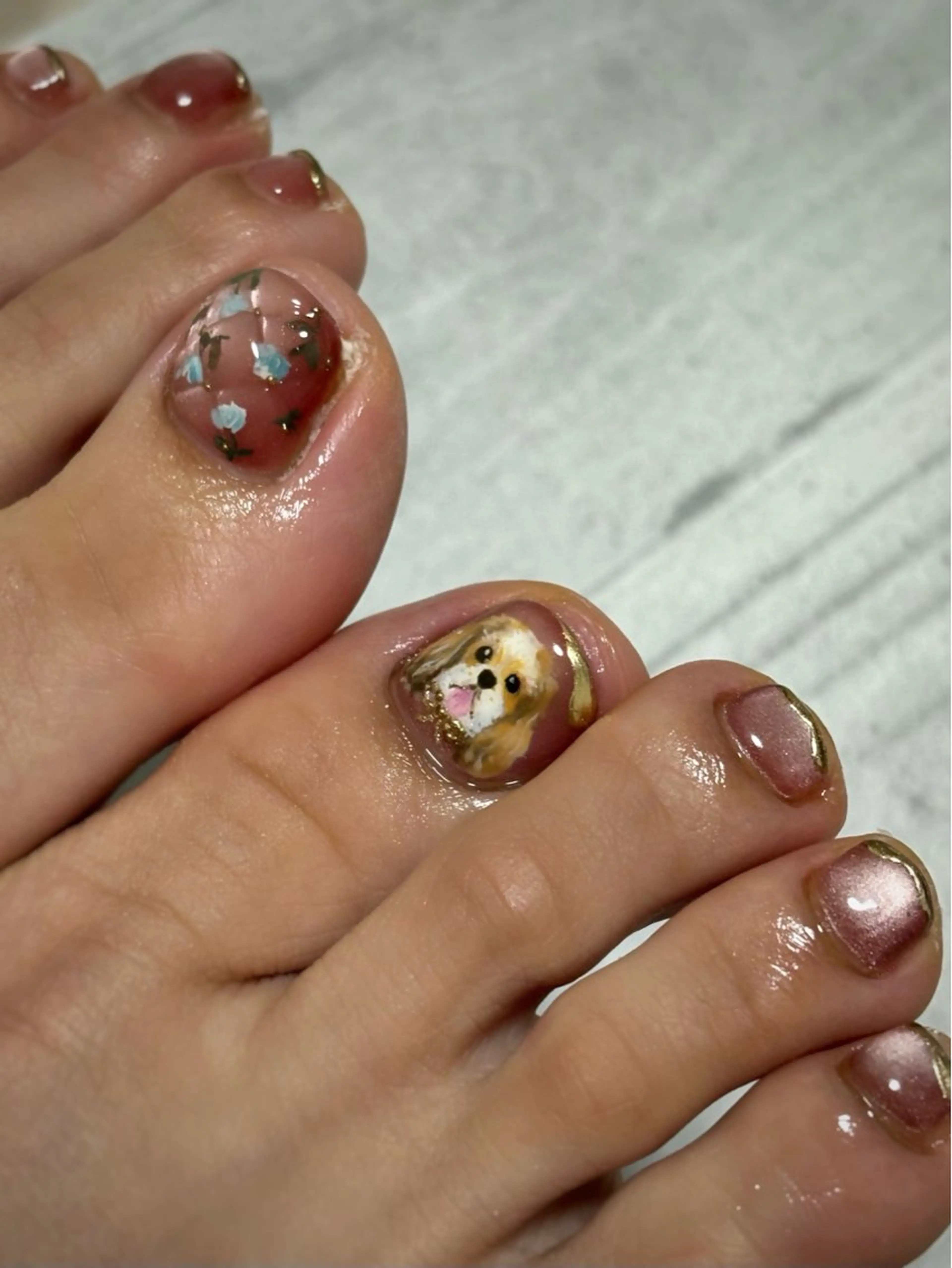 ネイル フットネイル FIORITURA Maikoのネイルデザイン