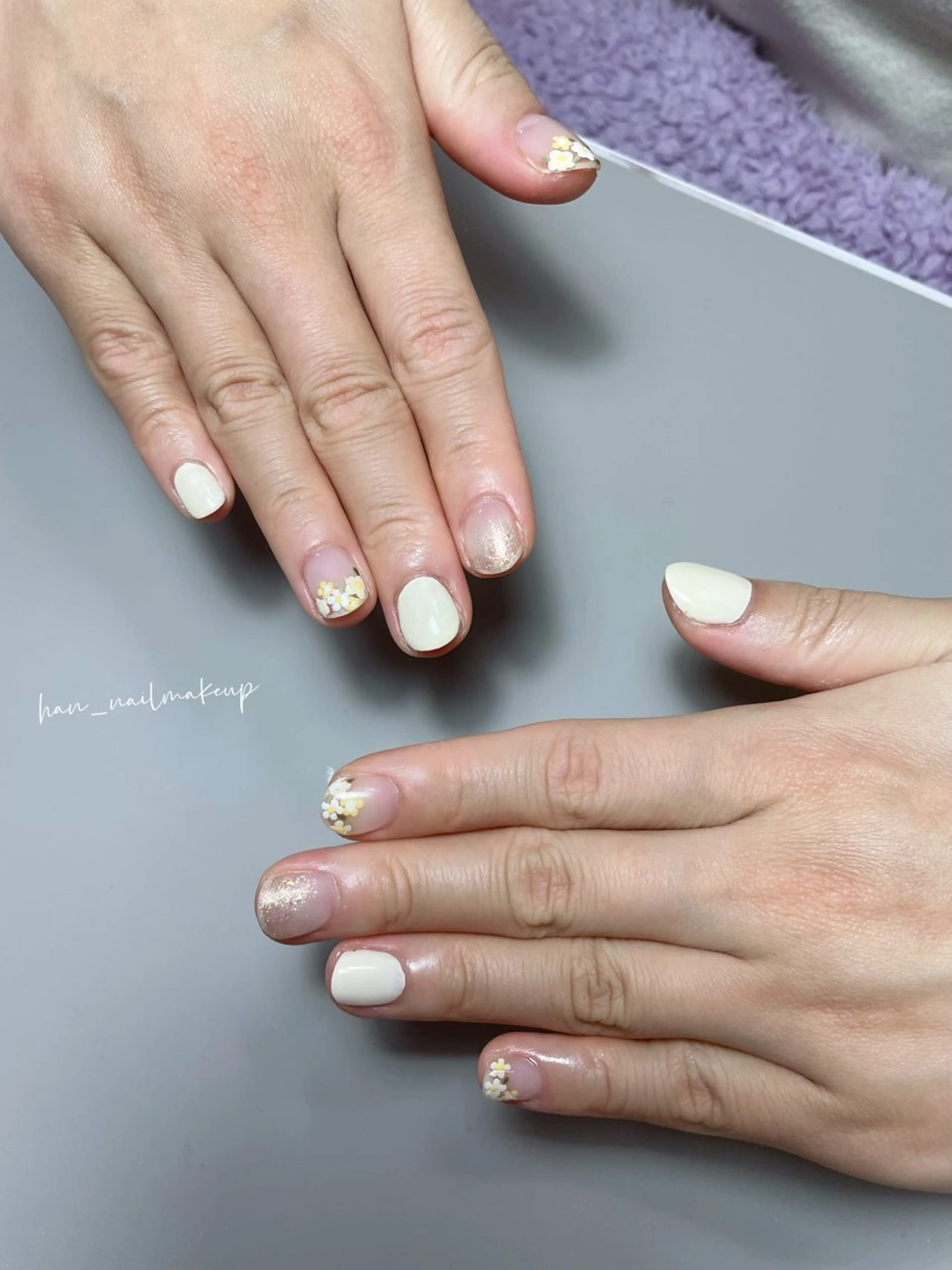 ネイル 赤色 春ネイル ハンドネイル Himari Nail Salonのネイルデザイン