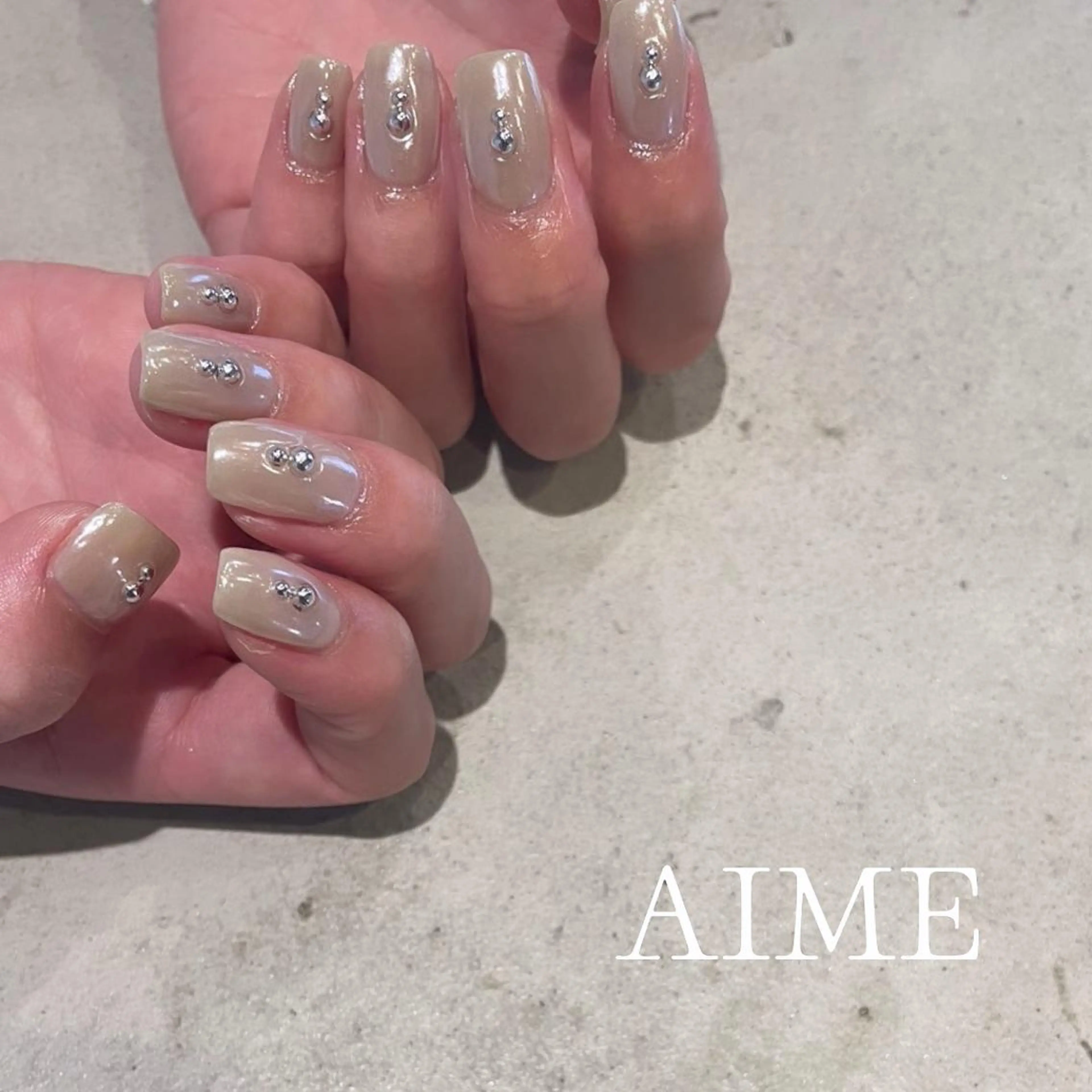 ネイル アートネイル ハンドネイル AIME （momo）のネイルデザイン