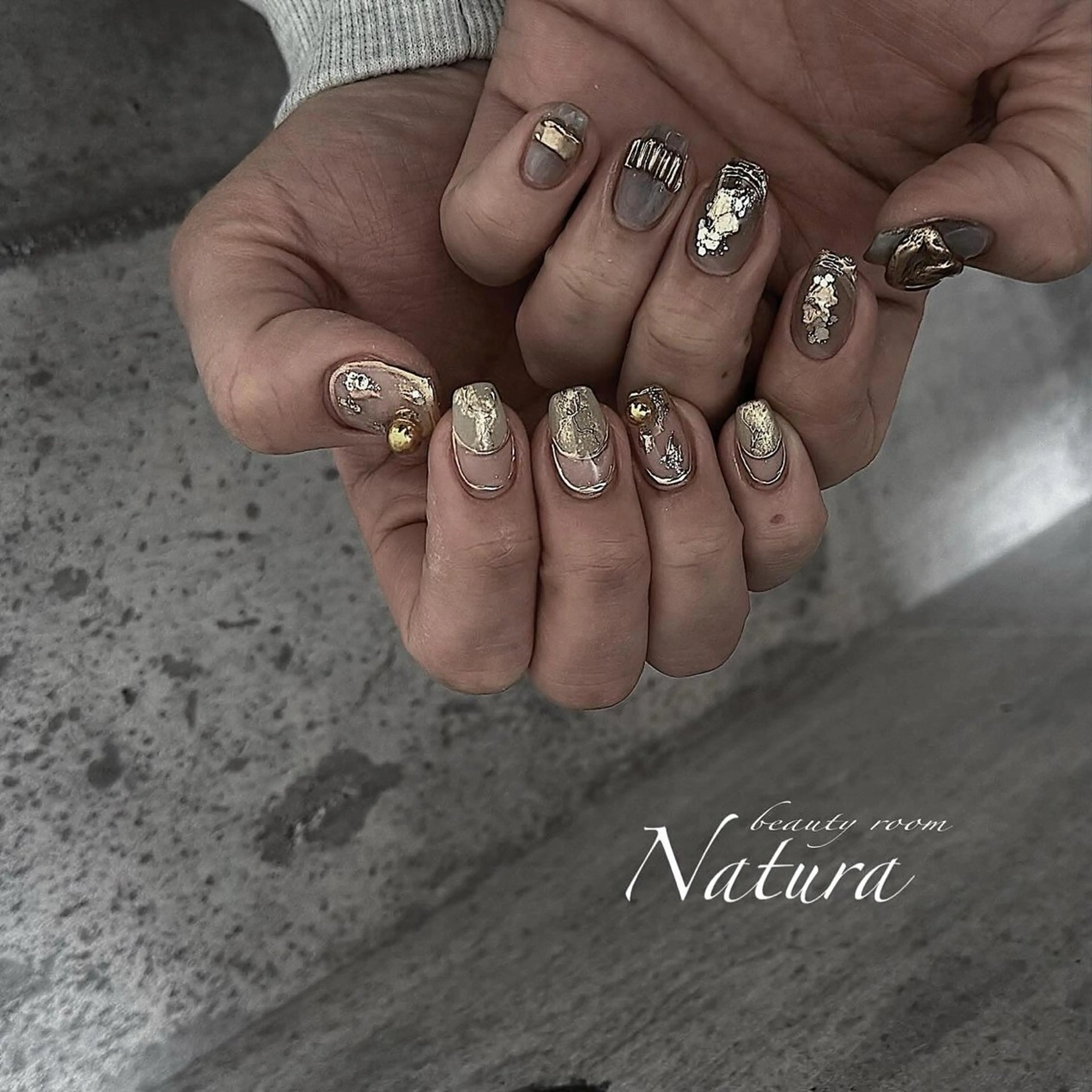 ネイル ハンドネイル beautyroom Naturaのネイルデザイン