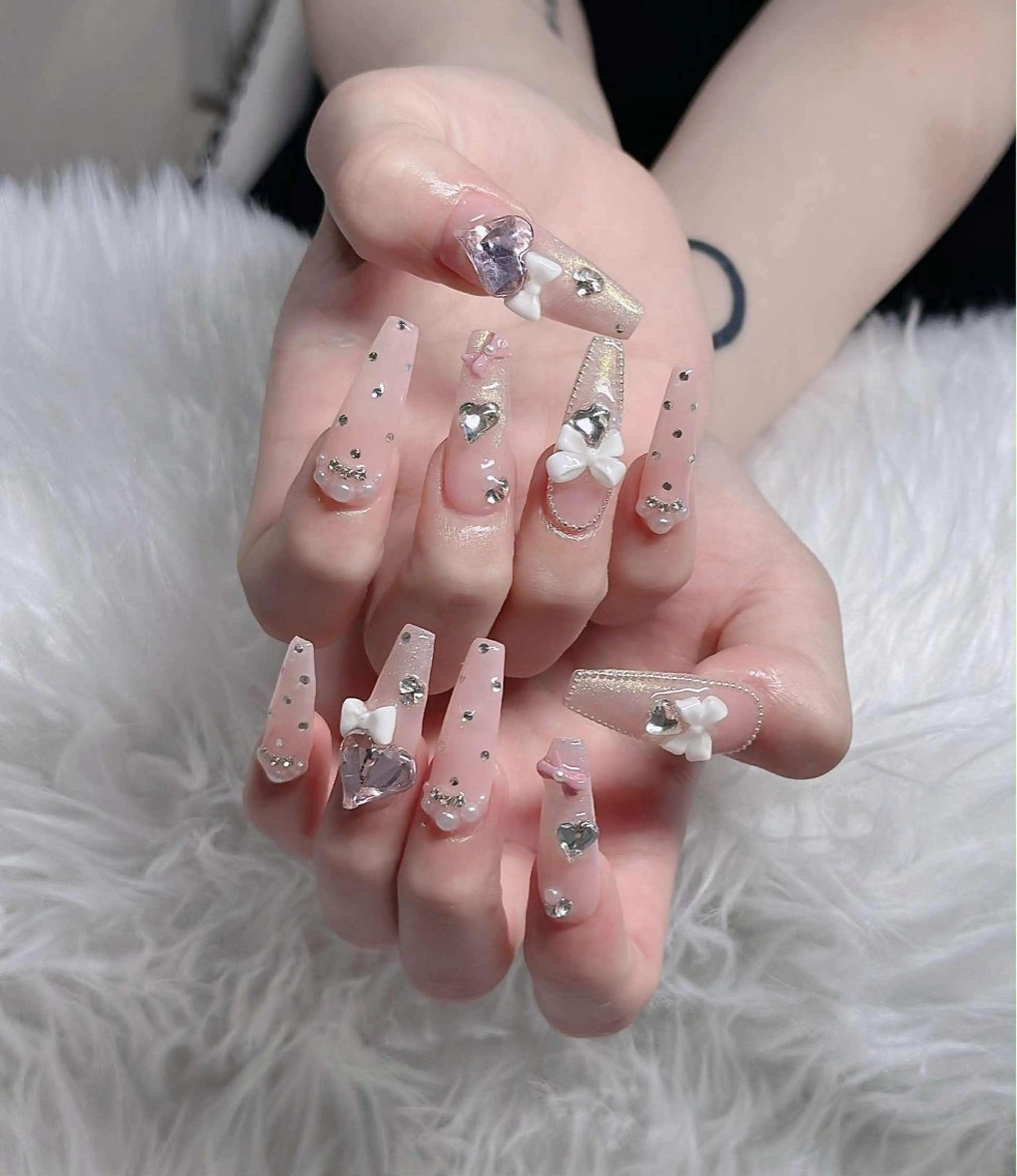 ネイル フレンチネイル ジェルネイル ハロウィン キラキラネイル 韓国ネイル ハンドネイル H.baby Nail Salonのネイルデザイン