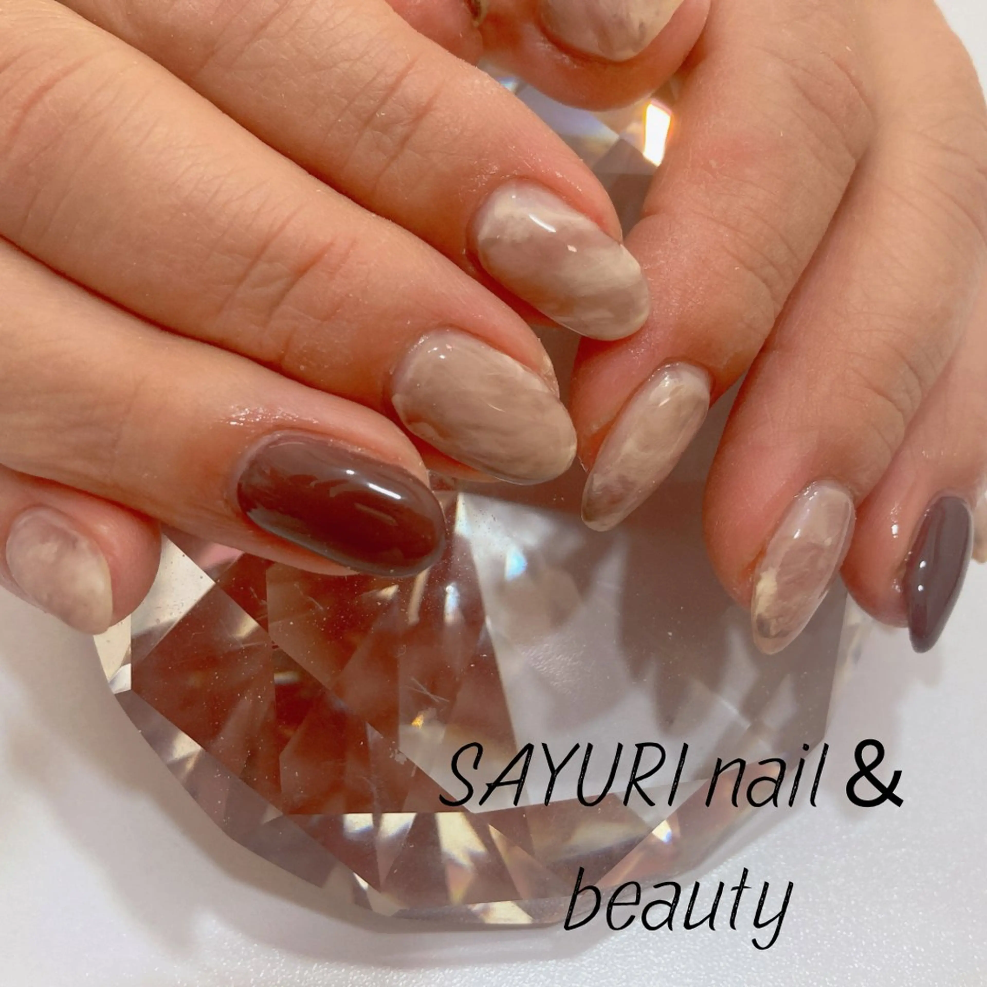 ネイル バレンタイン ハンドネイル さゆりネイル&ビューティーサロン所属・古屋 早友里のネイルデザイン