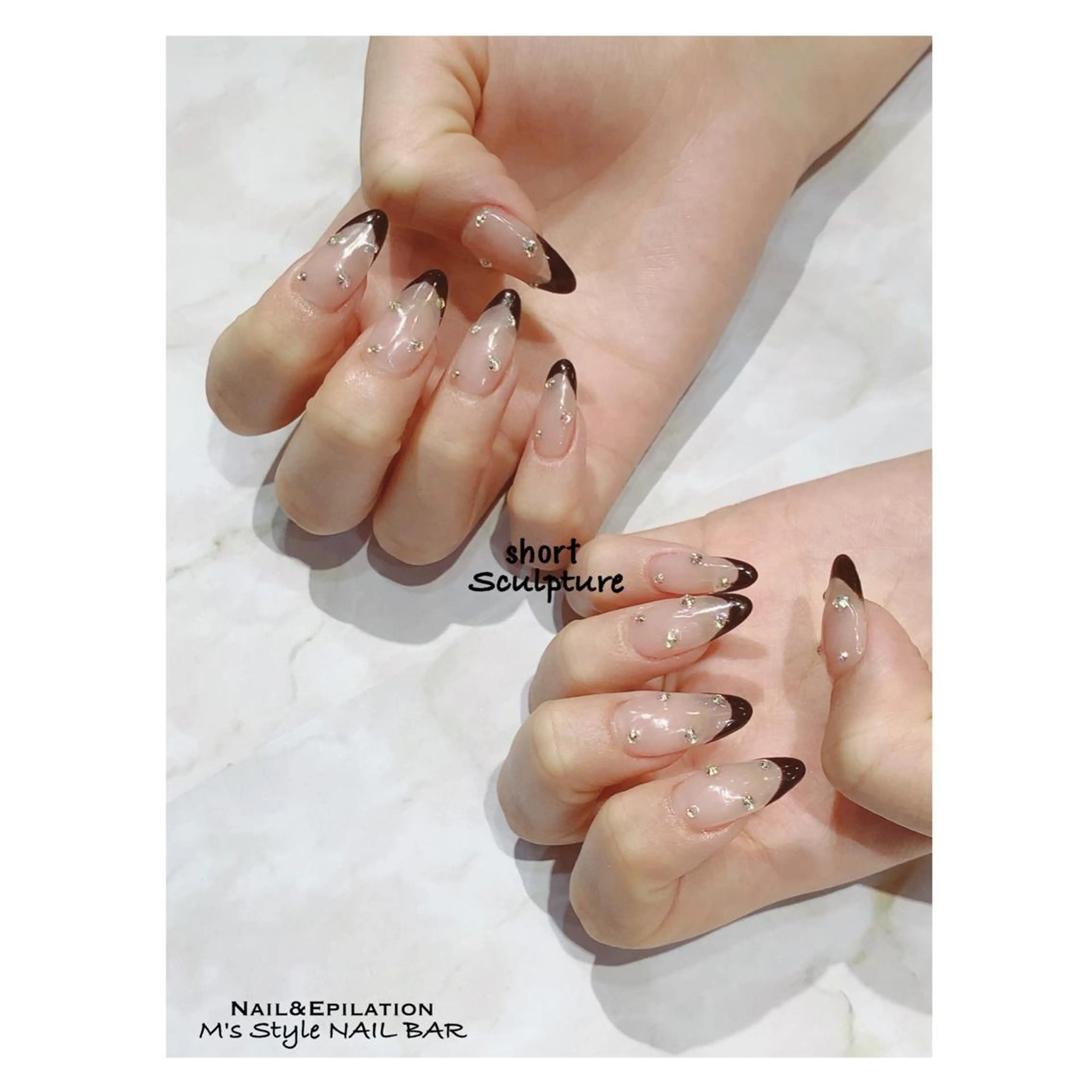 ネイル 成人式 入学式 卒業式 韓国ネイル ロングネイル ハンドネイル M's Style NAIL BARのネイルデザイン