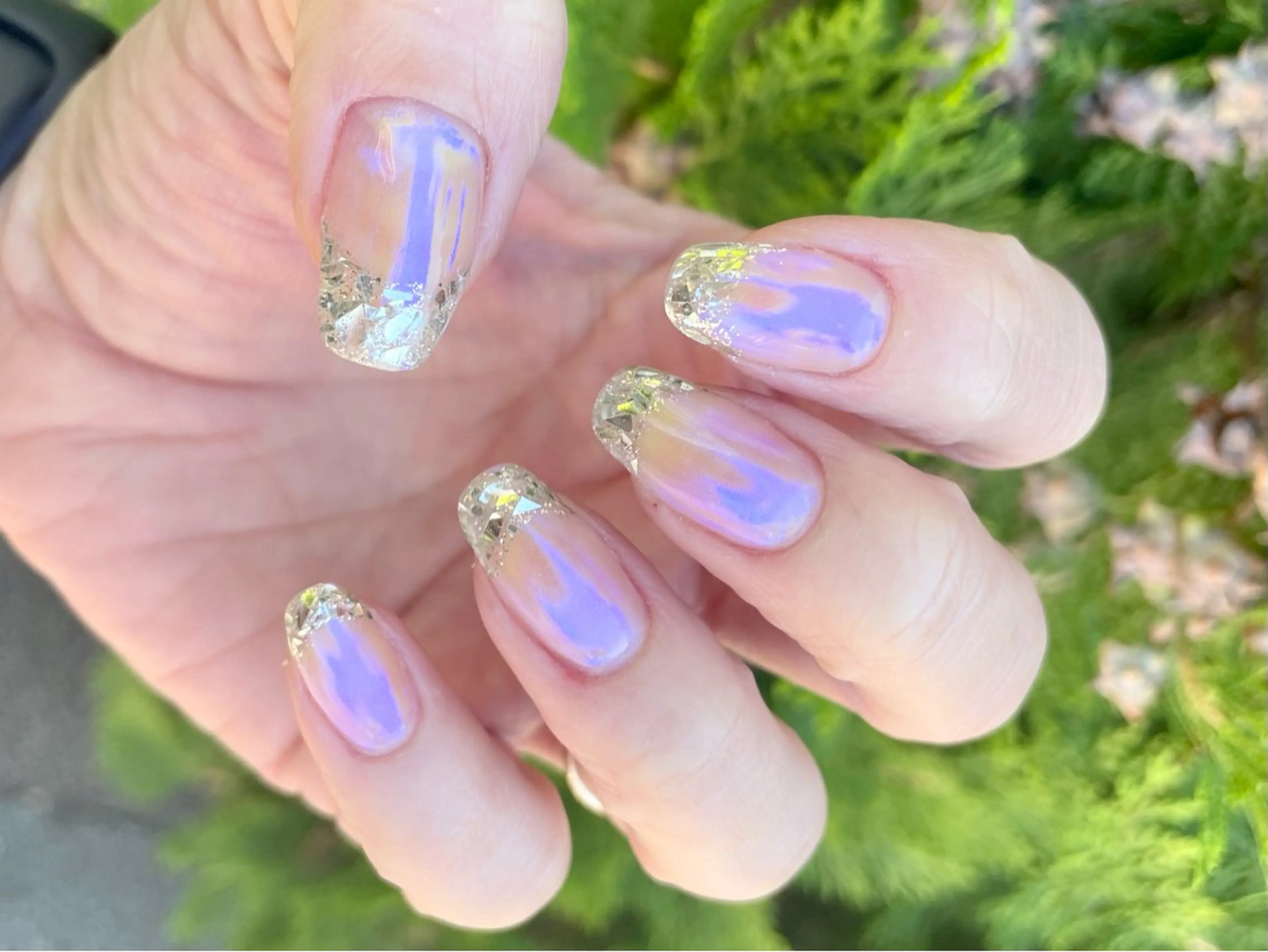 ネイル フレンチネイル ガラスフレンチ シンプルネイル 【新宿】Nail Yamazakiのネイルデザイン