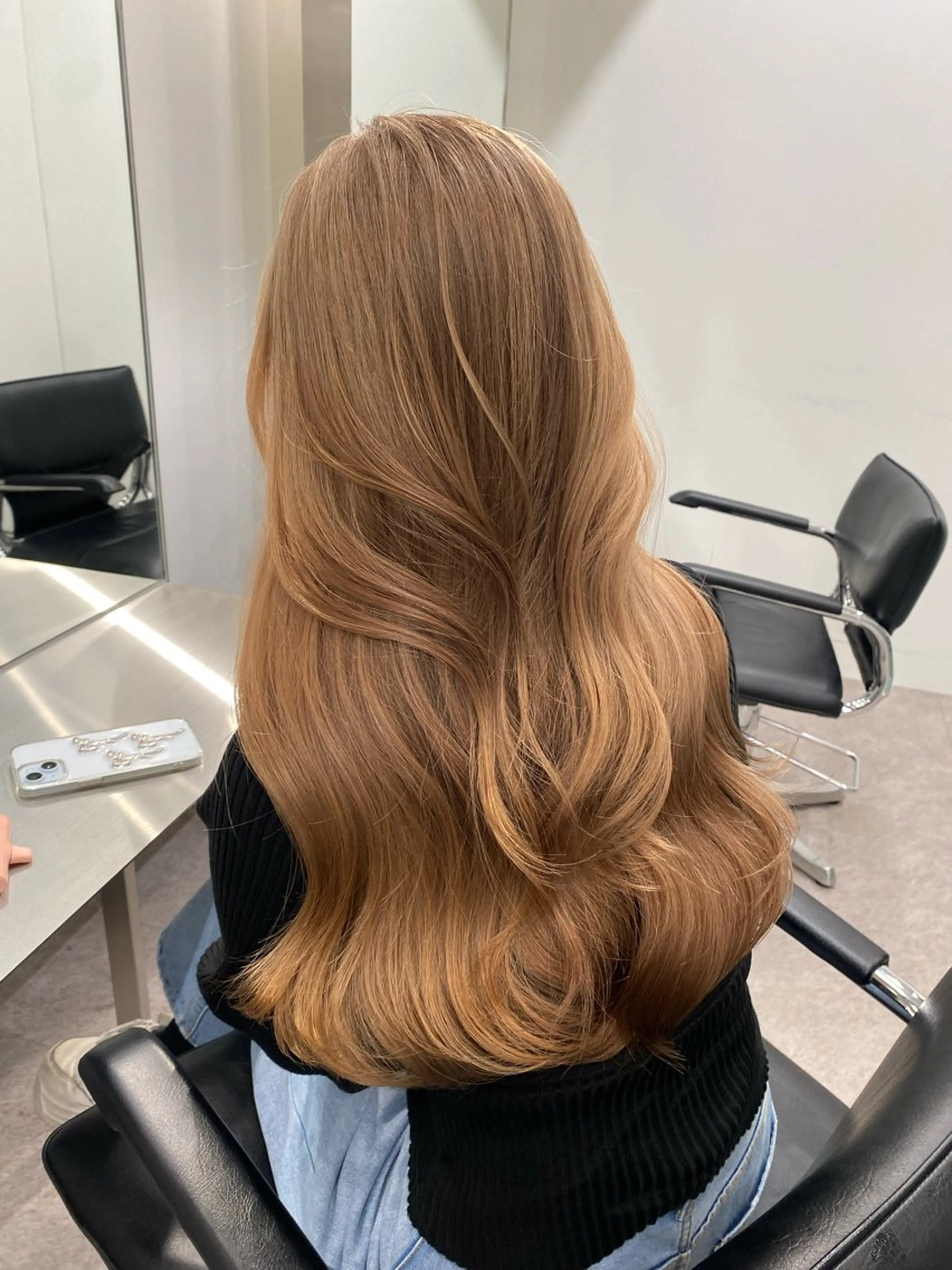 ロング ロングレイヤー ボブ レイヤーカット ロング fifth/原宿/ シャドウパーマ/カズのヘアスタイル