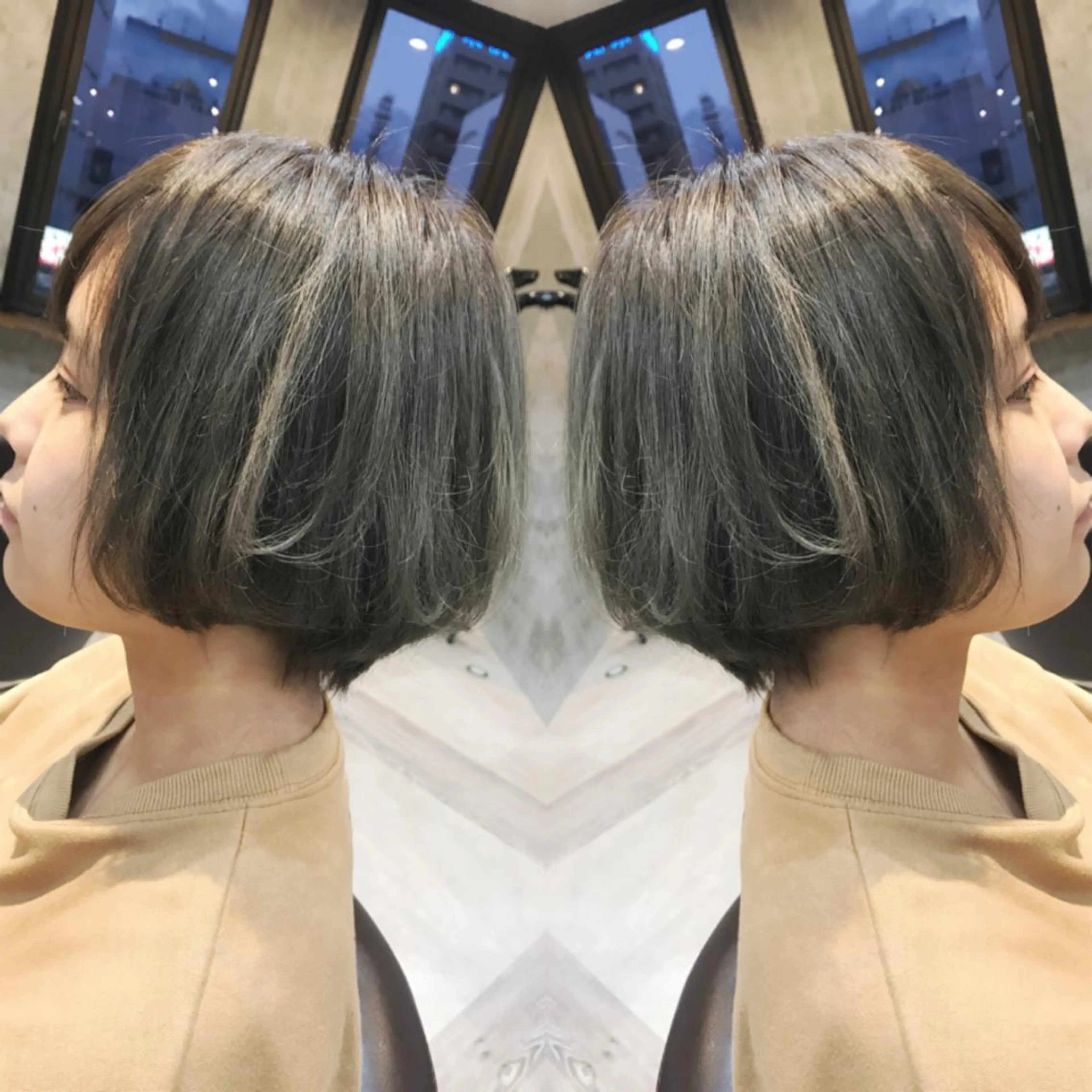 ショート カラー カット ヘアカラー トリートメント 重政 和樹のヘアスタイル