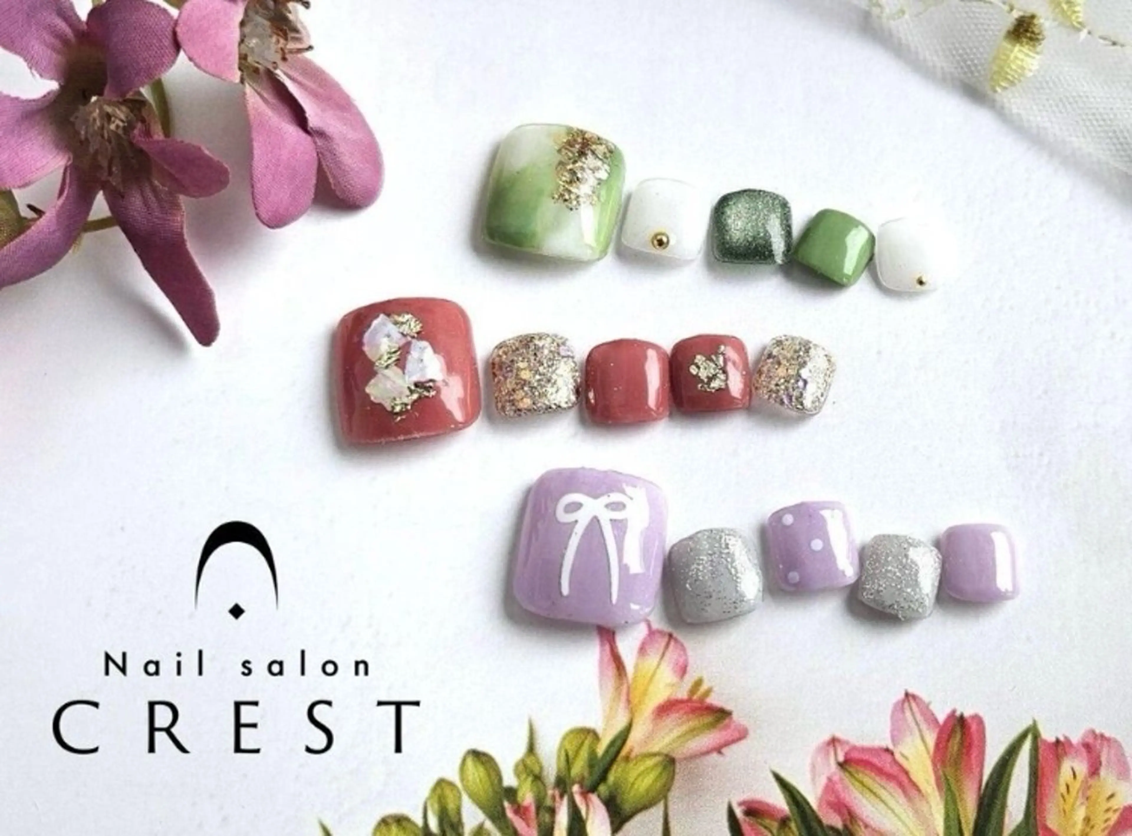 ネイル CREST(天王寺) 廣岡 Hirookaのネイルデザイン