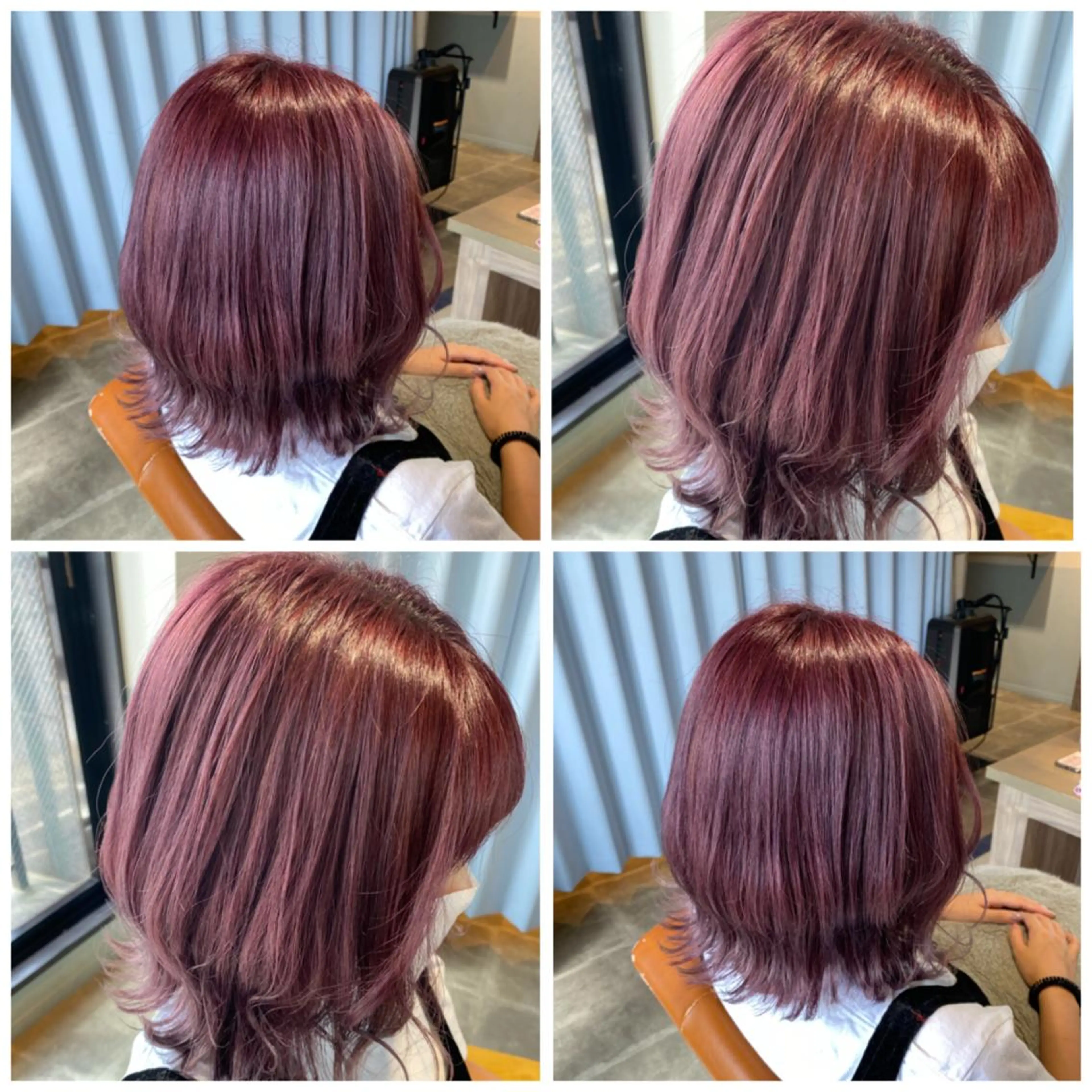 カラー ピンクカラー カット ヘアカラー 🐻結んで可愛い hair EMI🐻のヘアスタイル