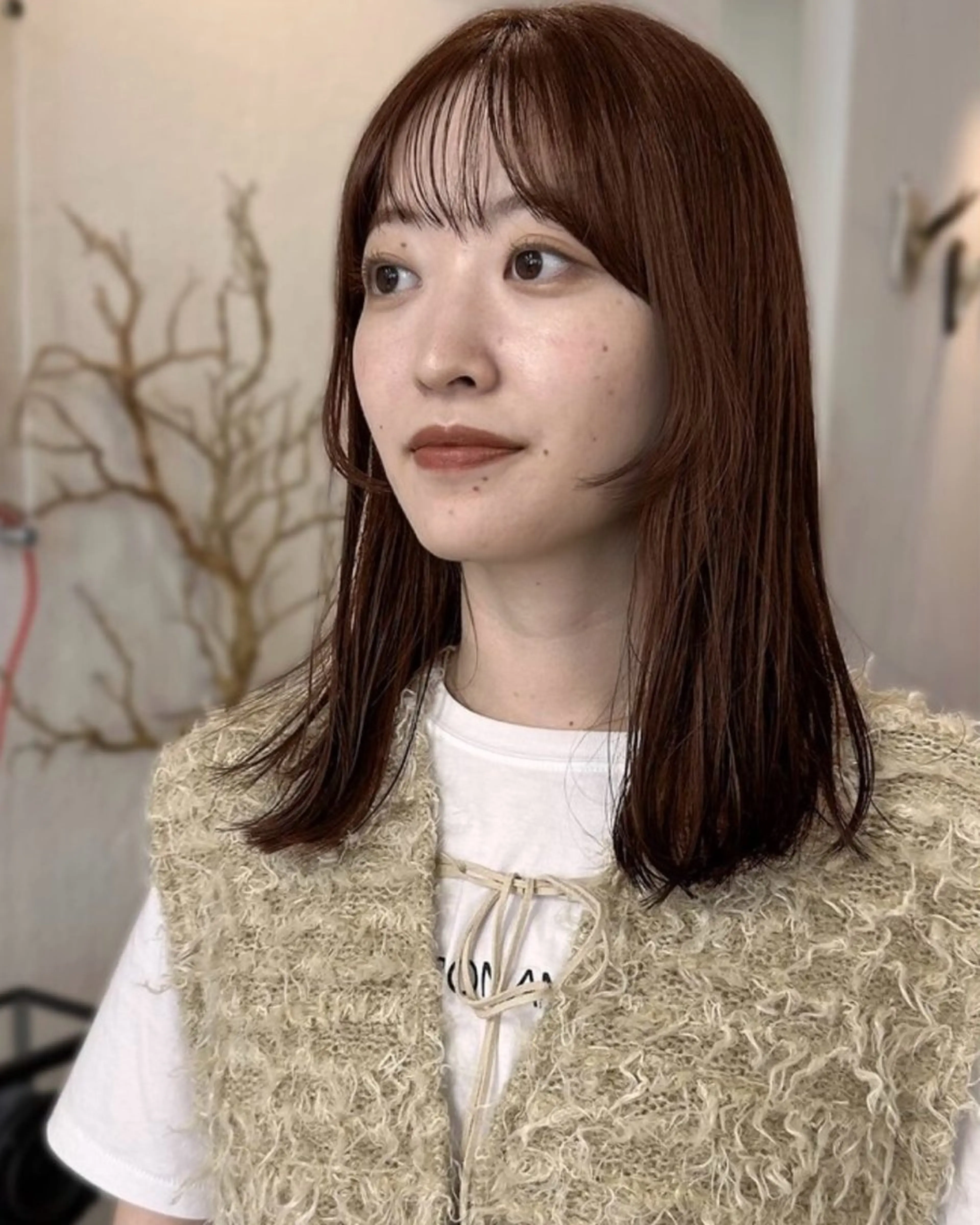 ミディアム カラー 【La rica】 midukiのヘアスタイル
