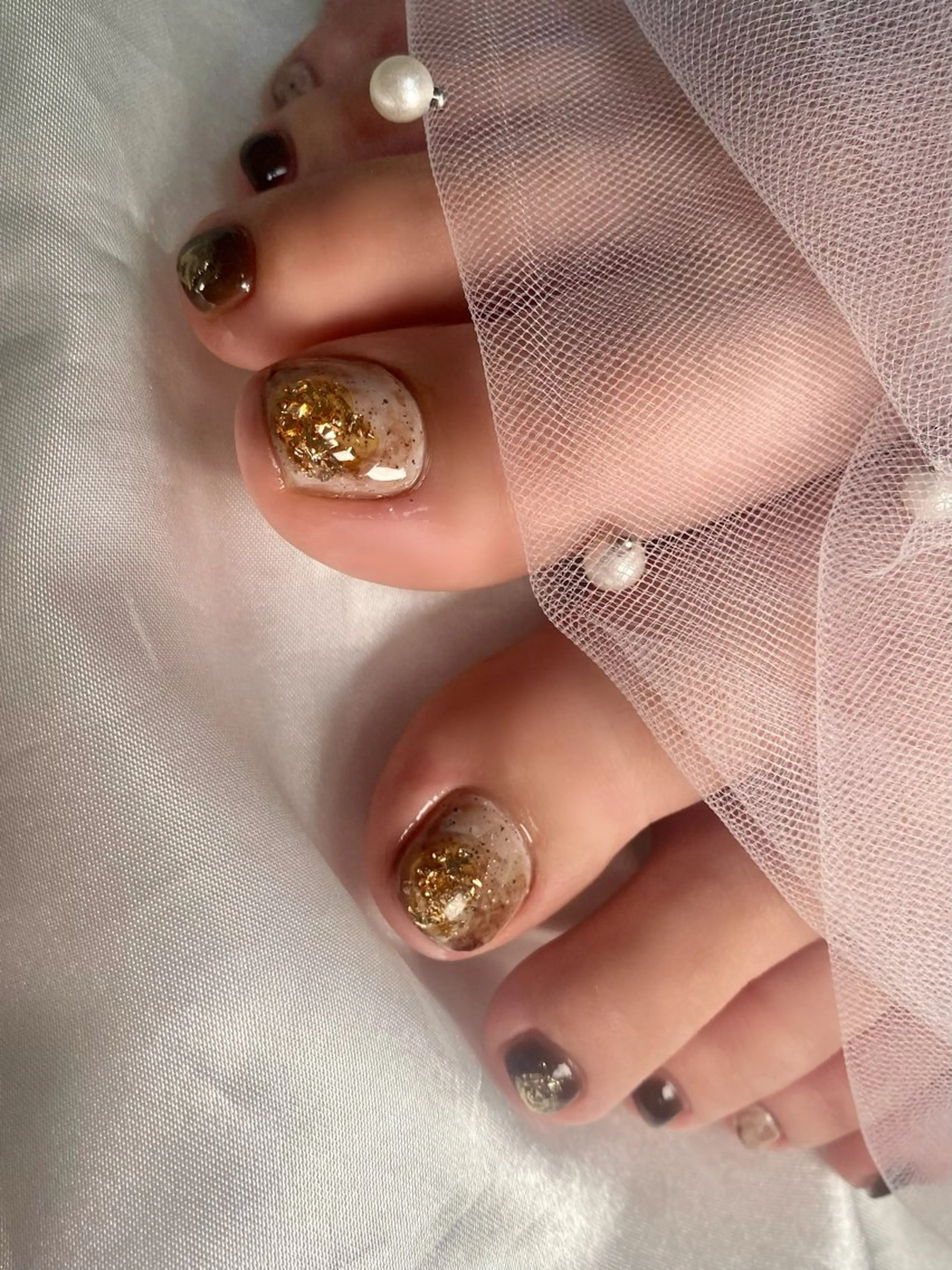 ネイル フットネイル mille feuilleのネイルデザイン