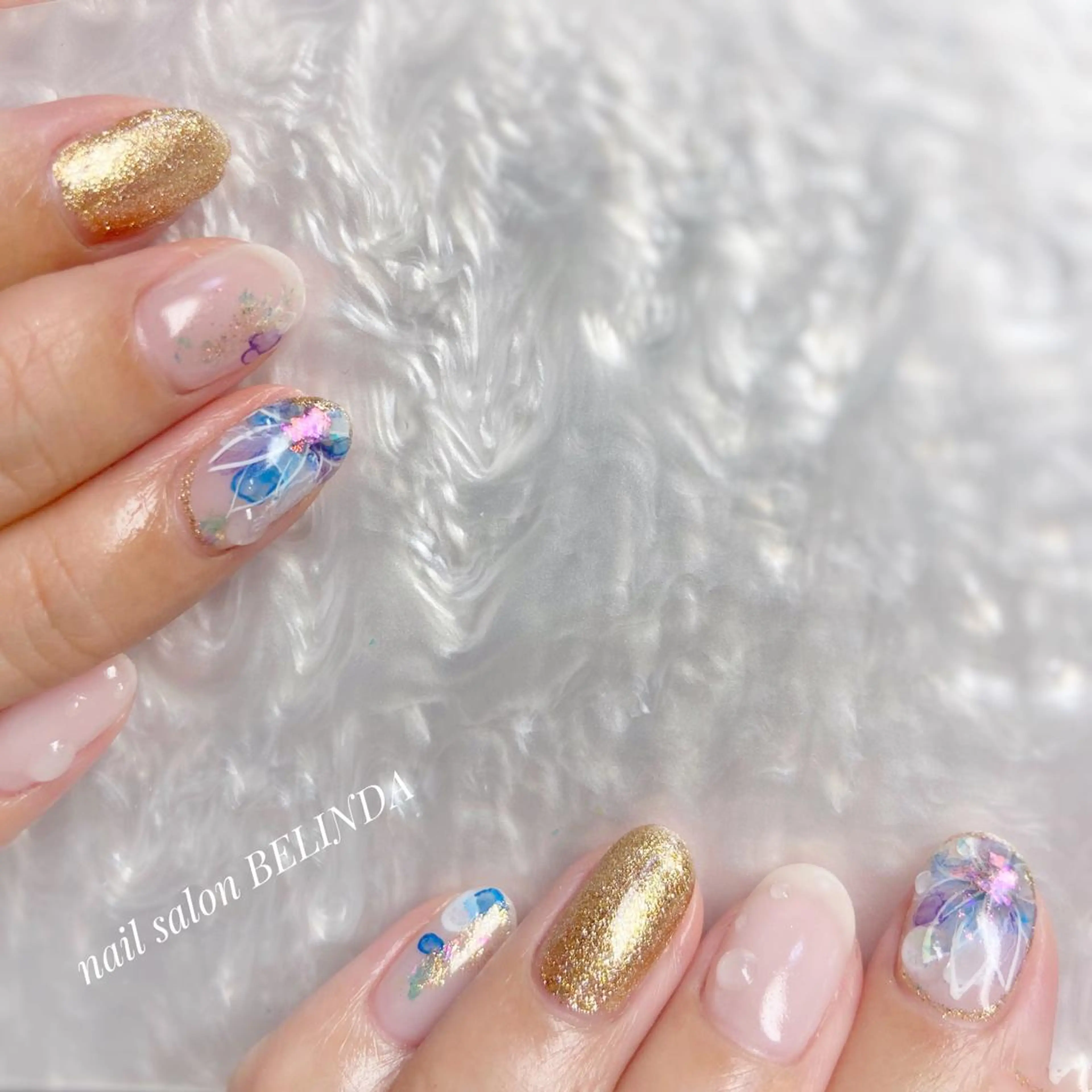 ショート ネイル ハンドネイル 毛利 ゆりあのエステ・リラクイメージ