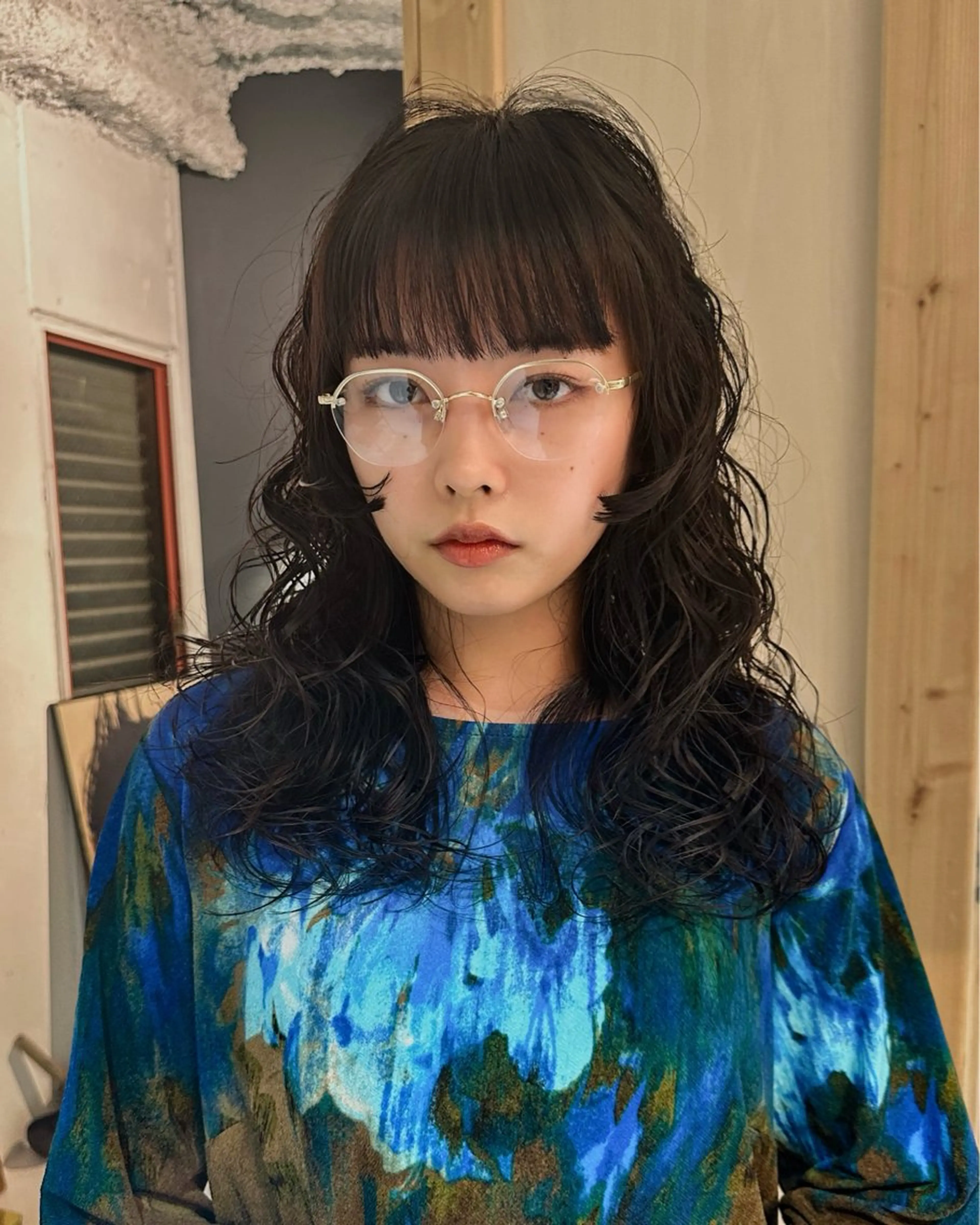 セミロング パーマ カット パーマ レイヤー/パーマ /ウルフ/nabeのヘアスタイル