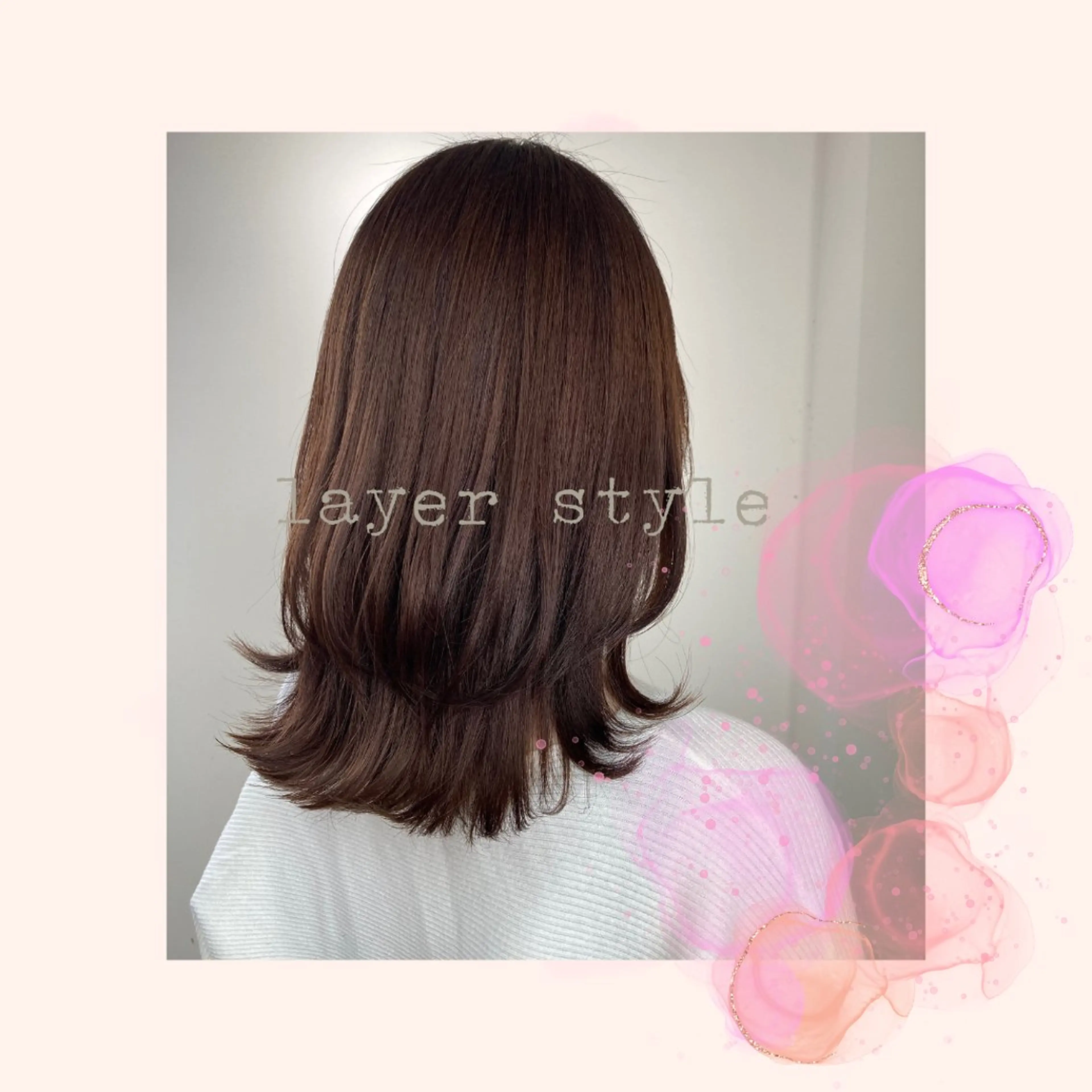 ミディアム 河村 あいりのヘアスタイル